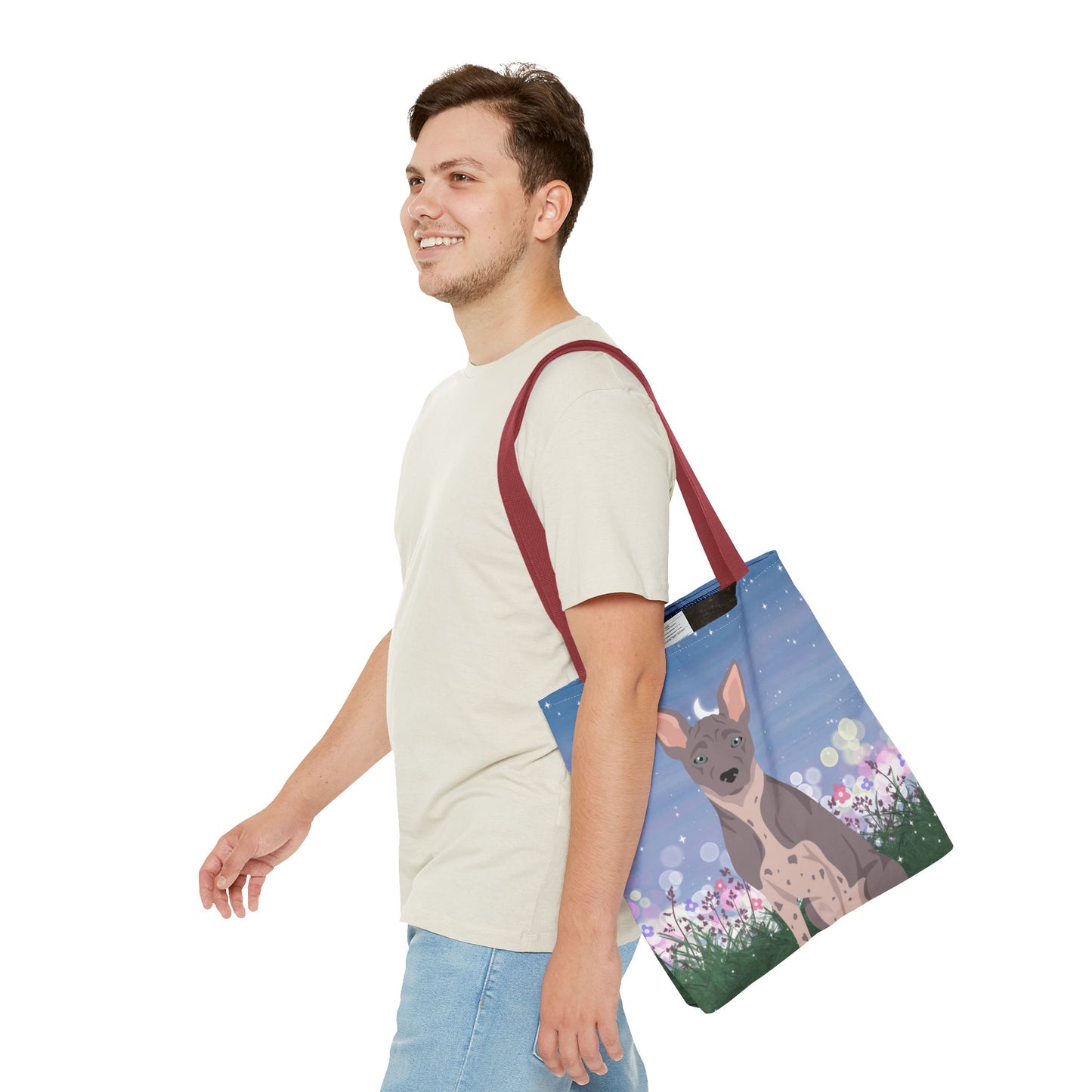 American Hairless Terrier Dog Tote Bag 16x16
