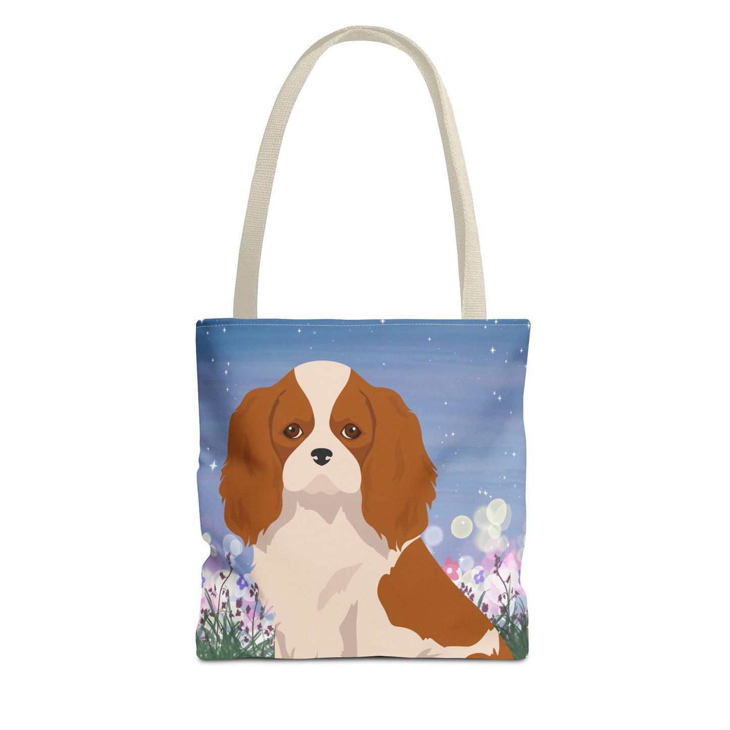 Cavalier King Charles Spaniel Dog Tote Bag 13x13