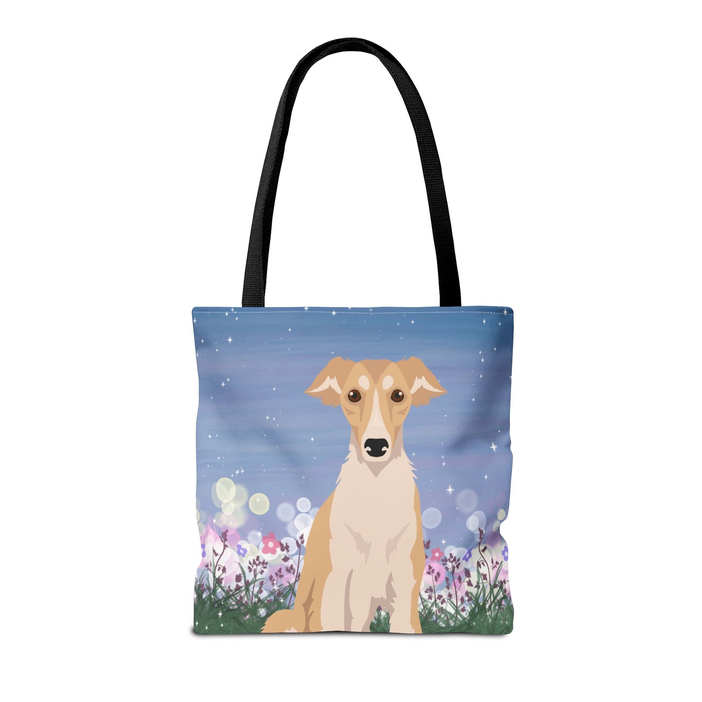 Silken Windhound Dog Tote Bag 16x16