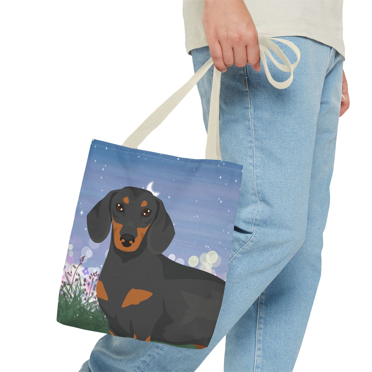 Dachshund Dog Tote Bag 13x13
