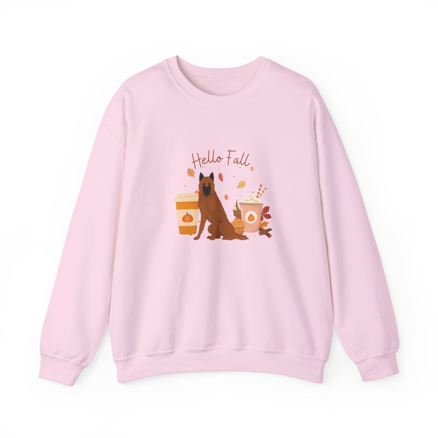 Belgian Laekenois Dog Fall Unisex Heavy Blend Crewneck Sweatshirt