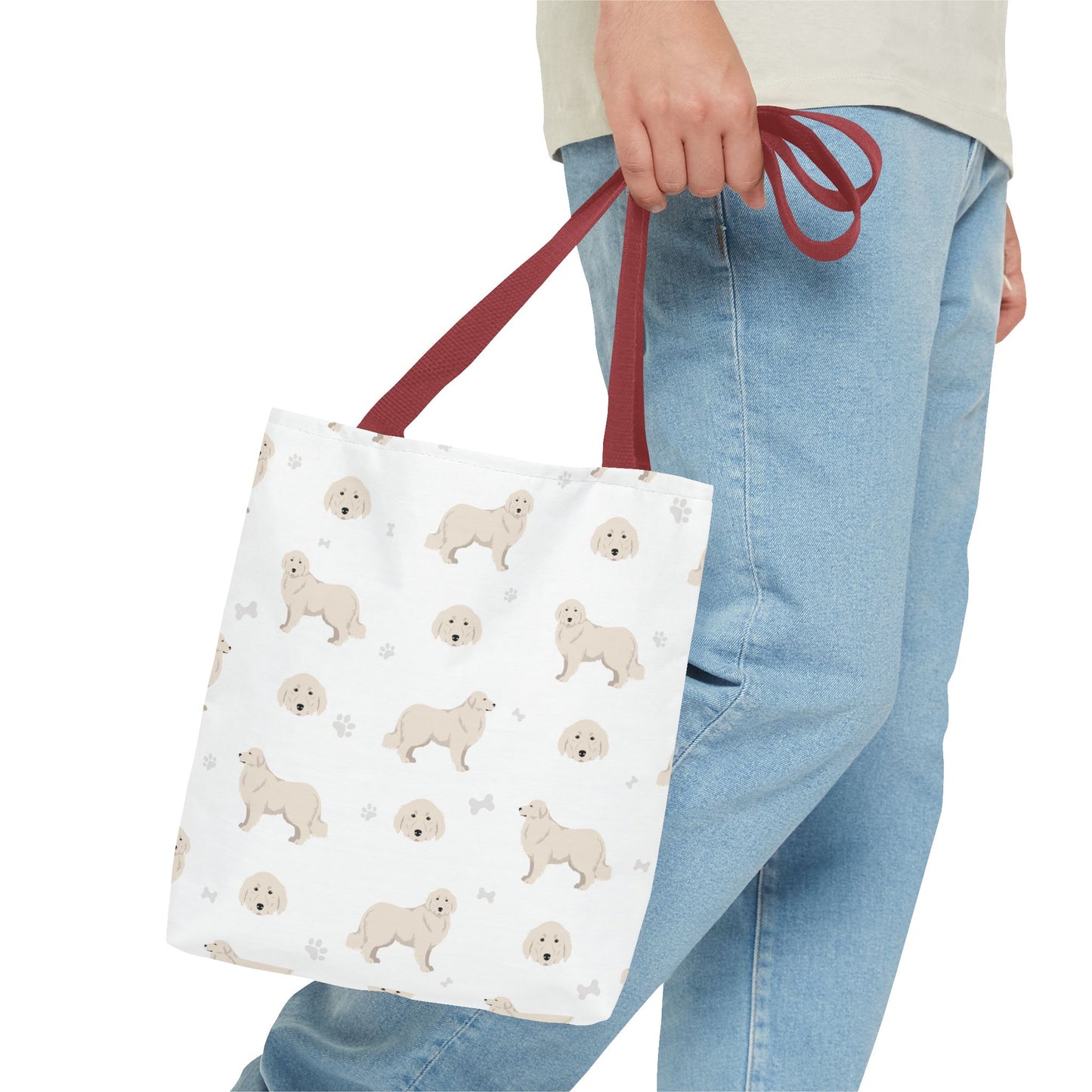 Great Pyrenees Dog Tote Bag, Pyrenees Dog Mom Gift