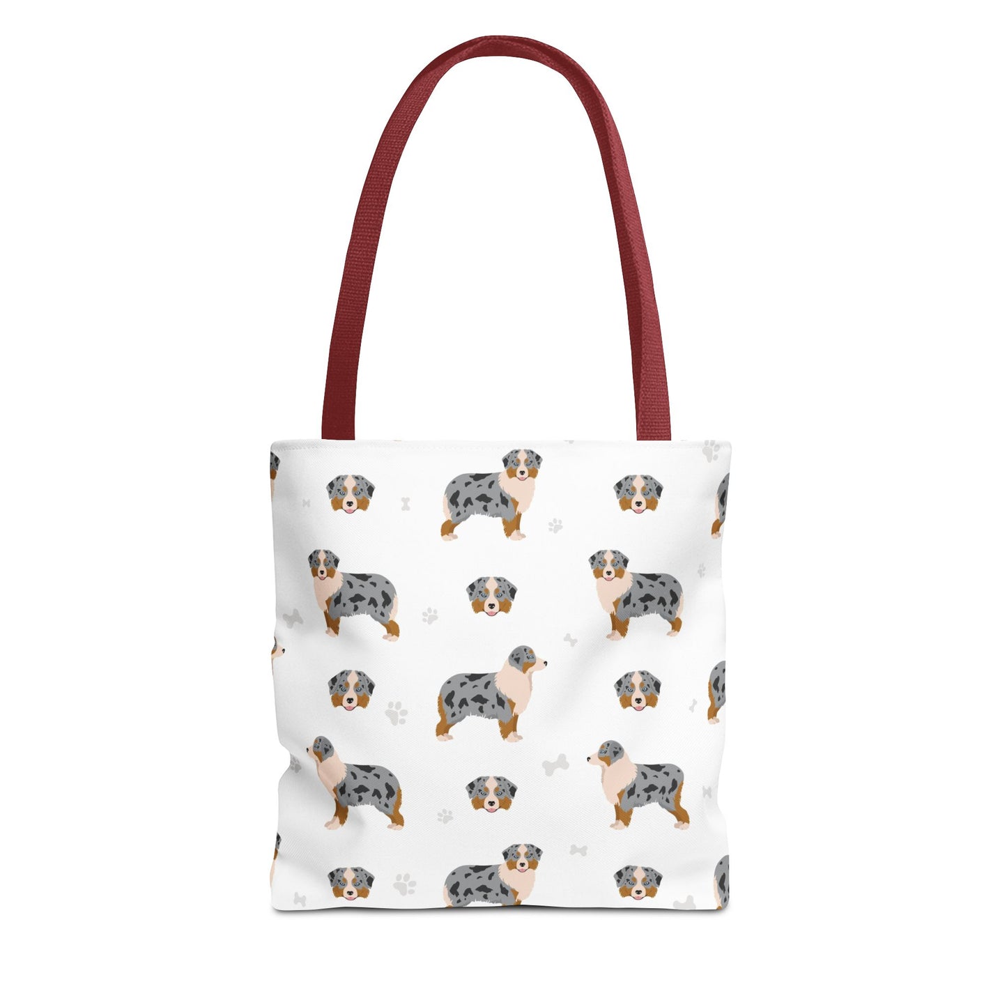 Miniature Australian Shepherd Dog Tote Bag, Aussie Dog Mom Gift
