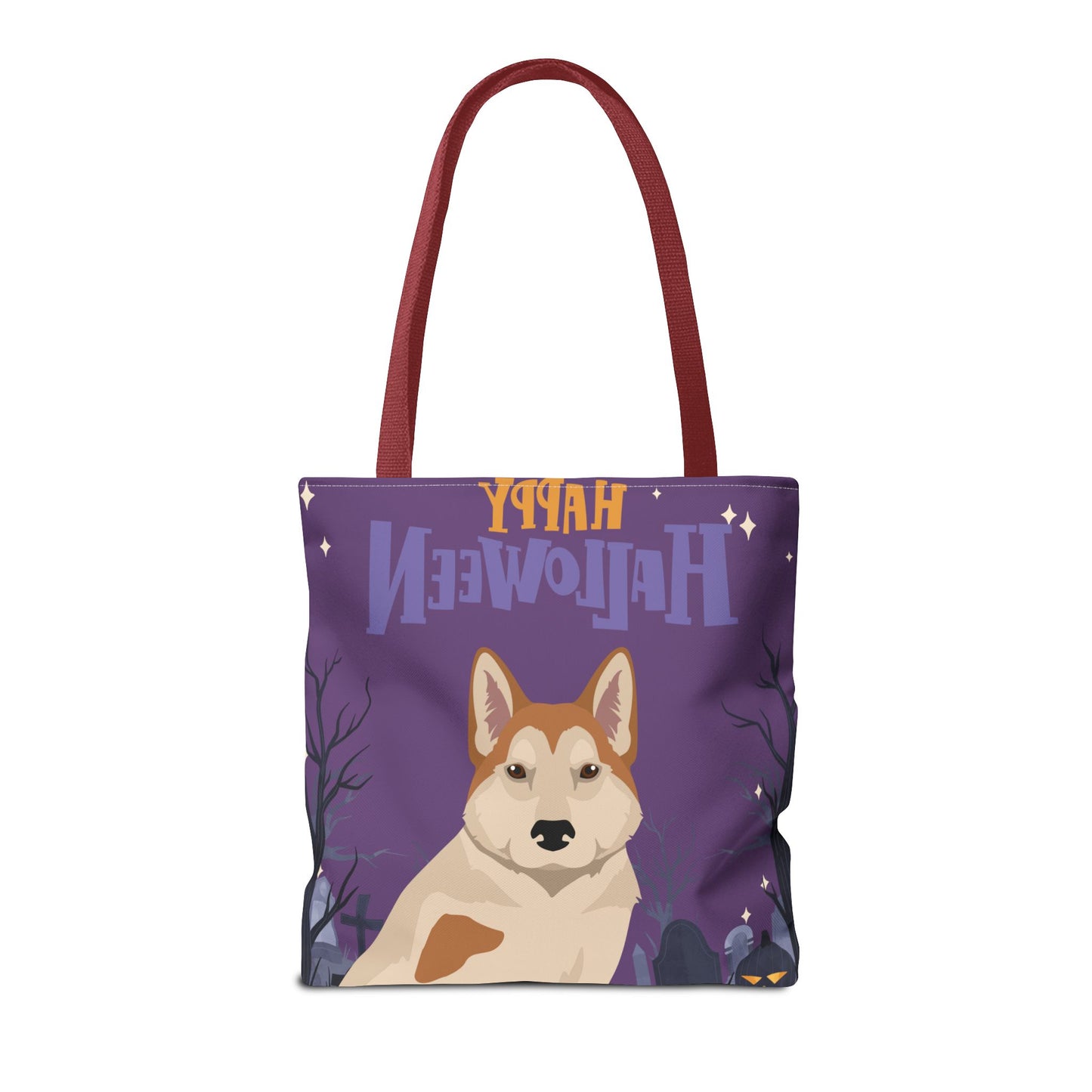East Siberian Laika Dog Happy Halloween Tote Bag 16x16