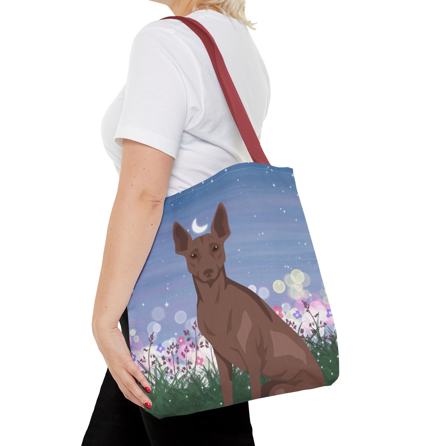 Peruvian Inca orchid Dog Tote Bag 16x16