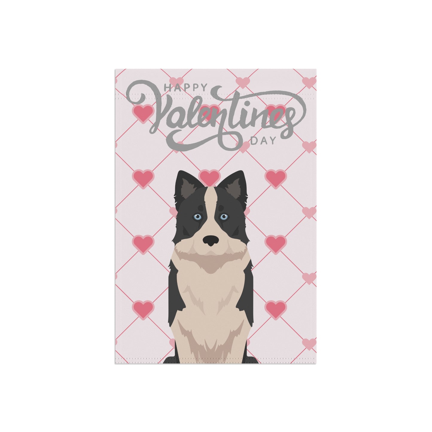 Yakutian Laika Dog Valentines Day Garden Flag