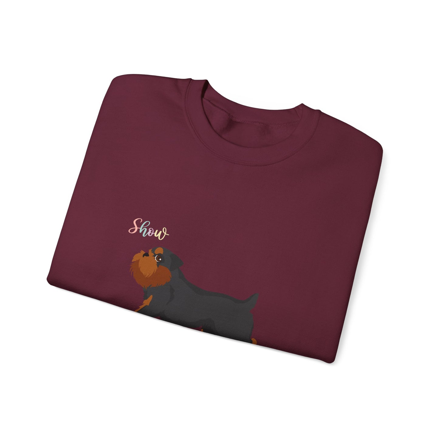 Brussels Griffion Dog Unisex Heavy Blend Crewneck Sweatshirt