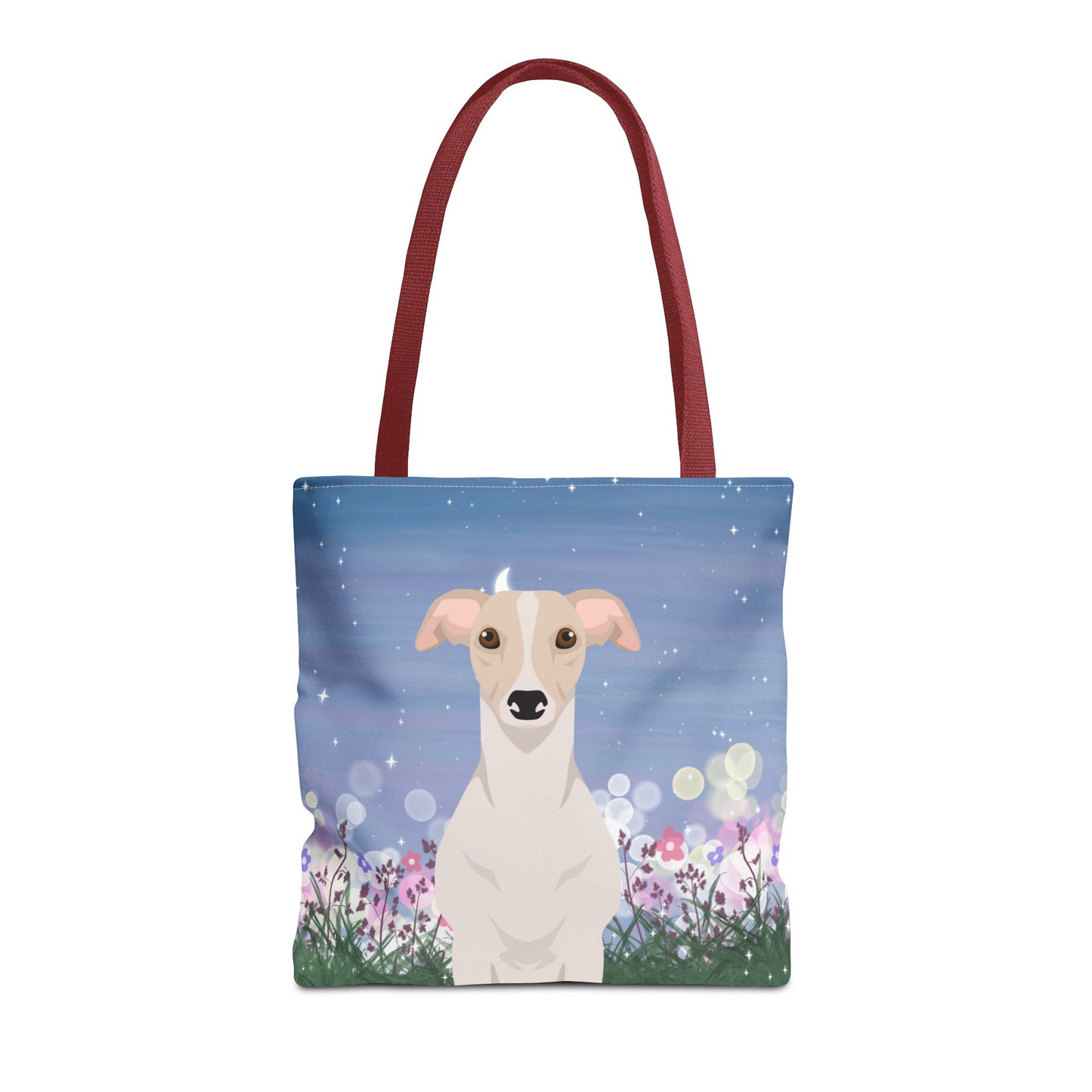 Whippet Dog Tote Bag 16x16