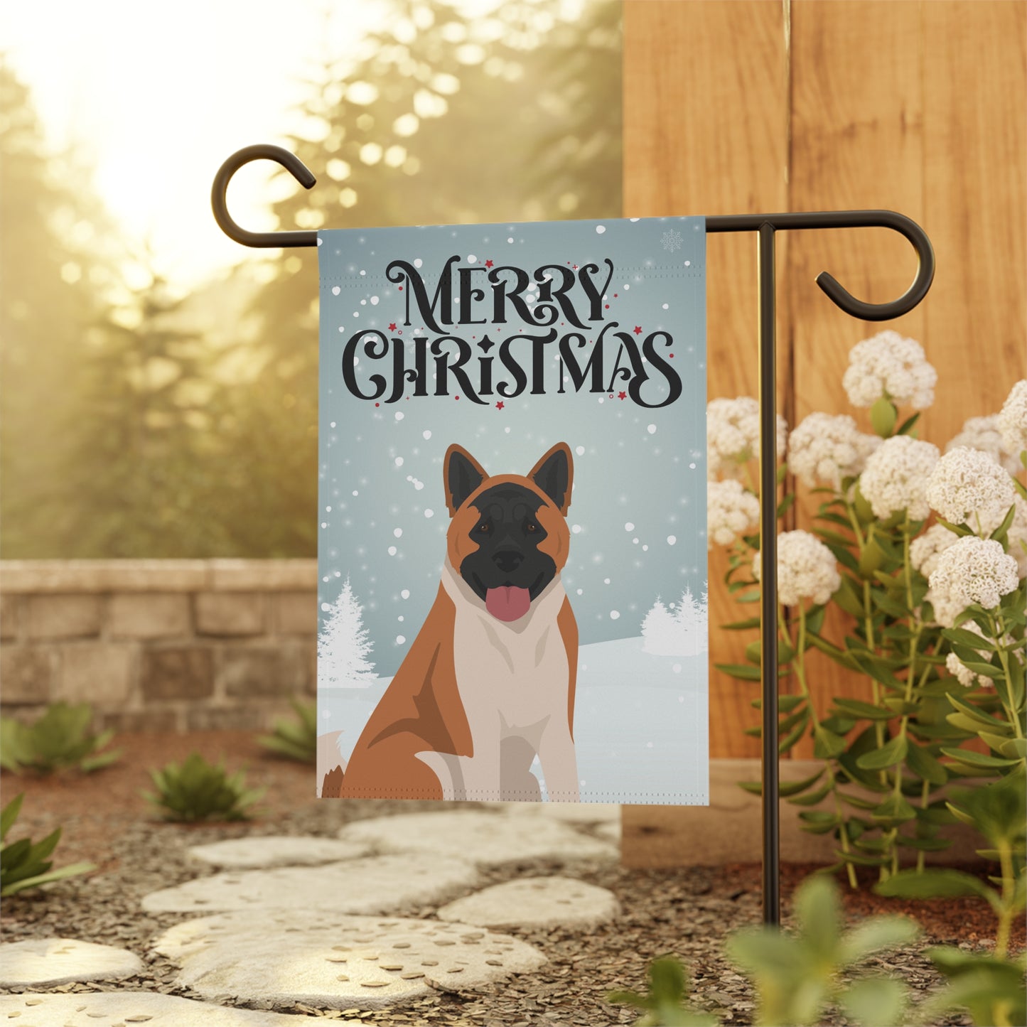 American Akita Dog Garden Flag