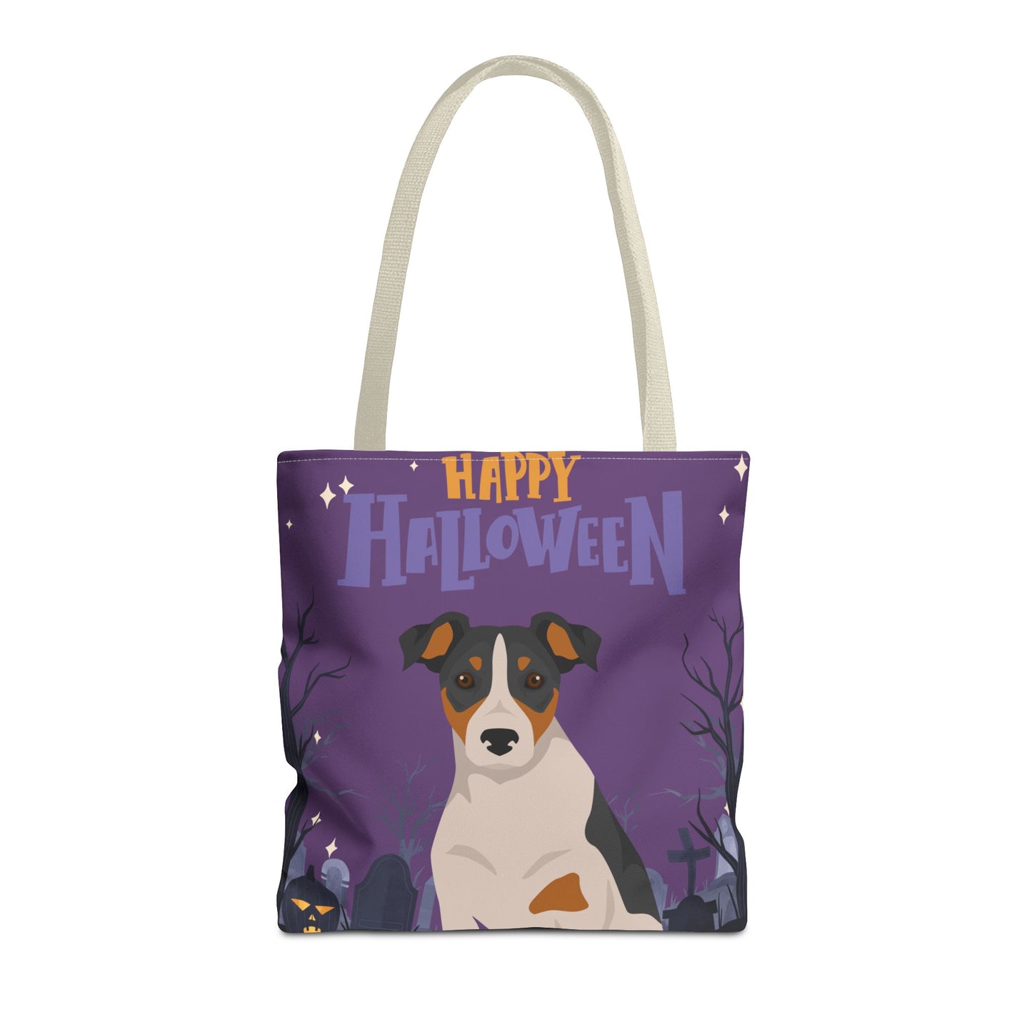 Parson Russell Terrier Dog Happy Halloween Tote Bag 16x16