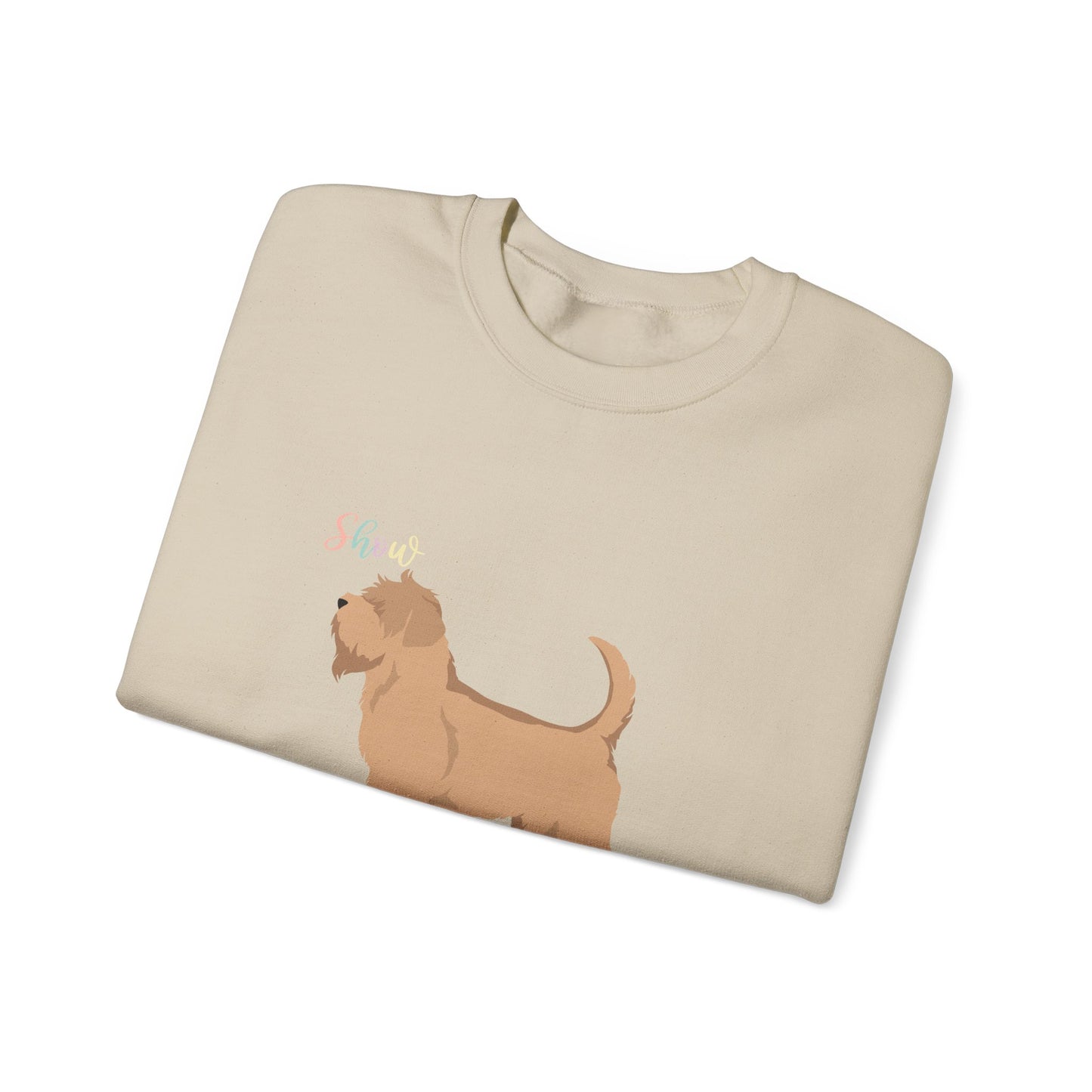 Soft Coated Wheaten Terrier Dog Unisex Heavy Blend Crewneck Sweatshirt