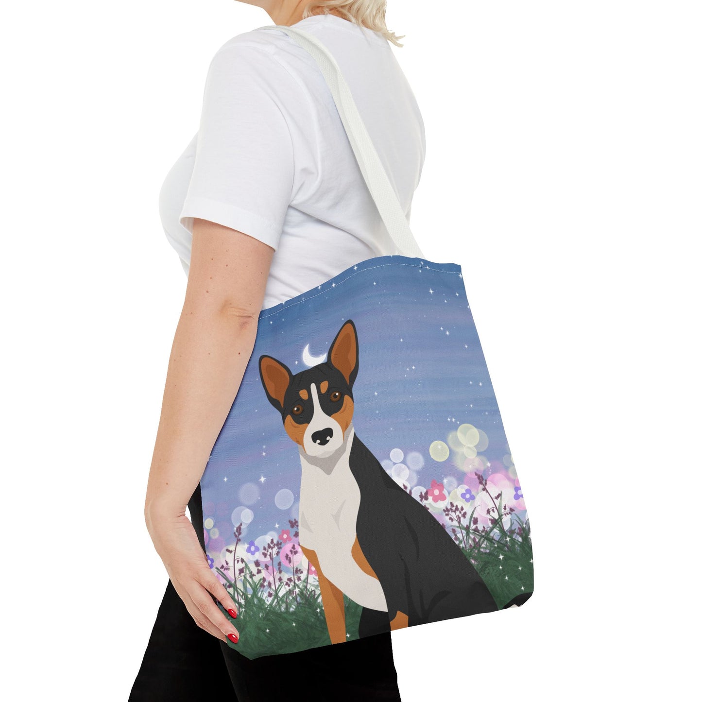 Basenji Dog Tote Bag 16x16