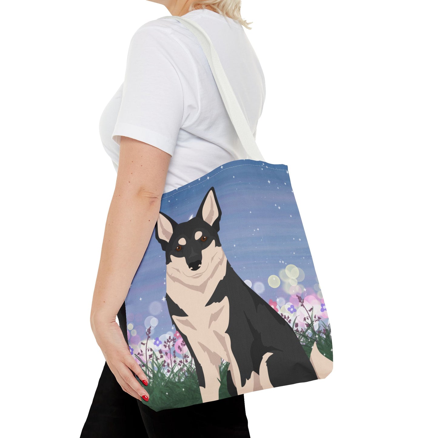 Swedish Elkhound Dog Tote Bag 16x16