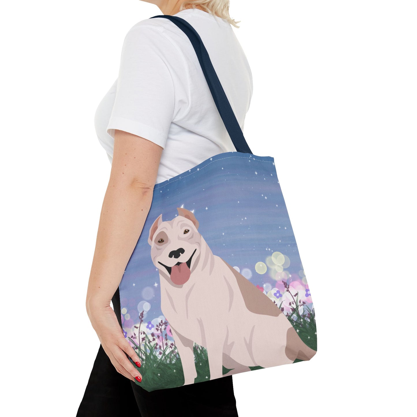 Pit Bull Dog Tote Bag 16x16