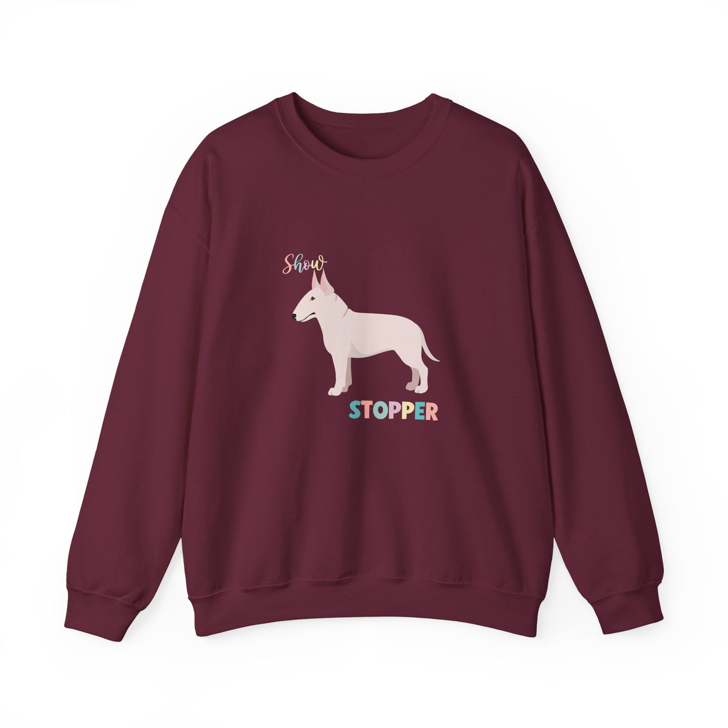 Bull Terrier Dog Unisex Heavy Blend Crewneck Sweatshirt