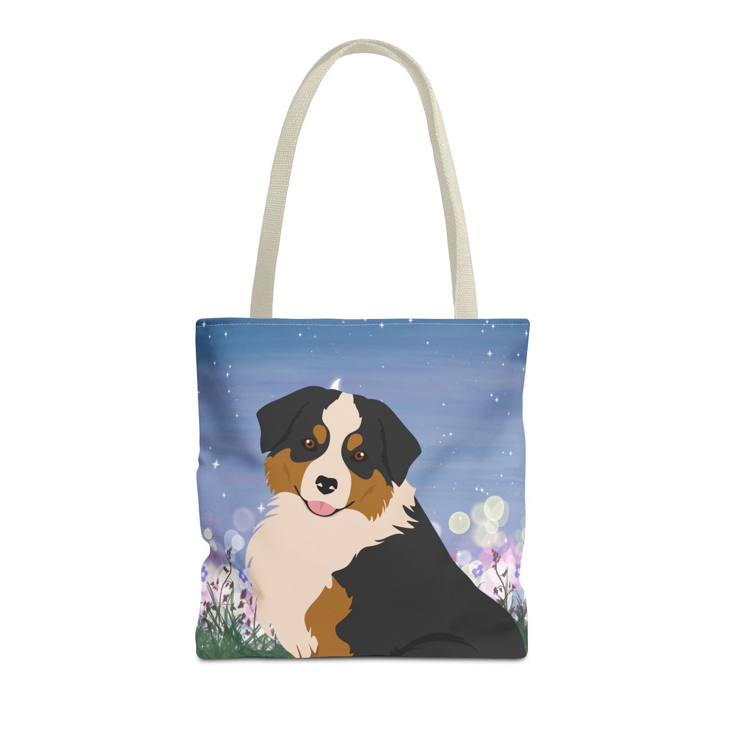 Miniature American Shepherd Dog Tote Bag 16x16