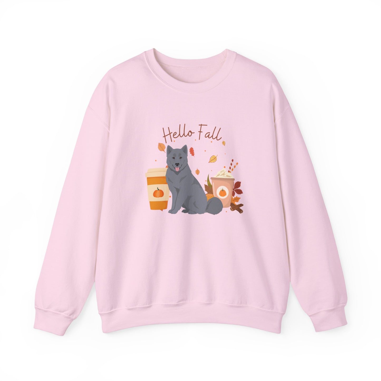 Canadian Inuit Dog Fall Halloween Unisex Heavy Blend Crewneck Sweatshirt