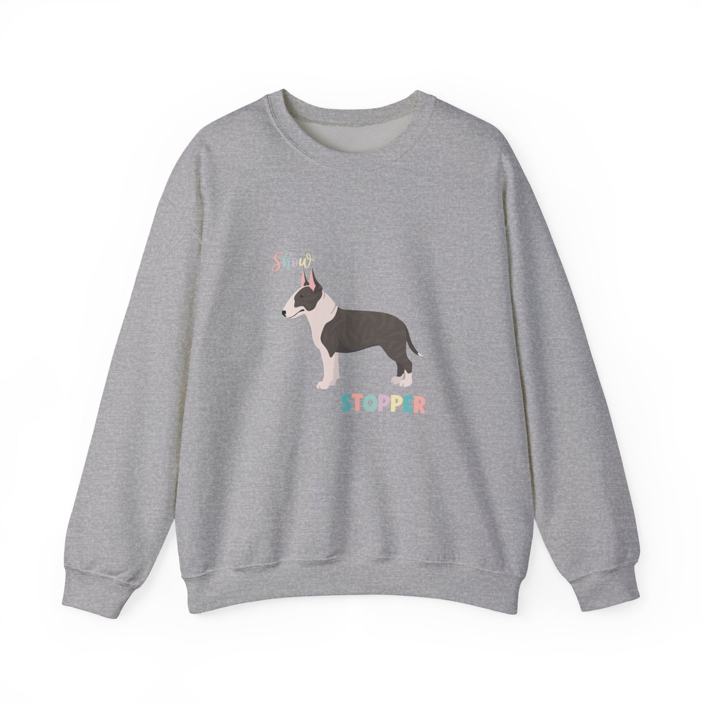Bull Terrier Dog Unisex Heavy Blend Crewneck Sweatshirt