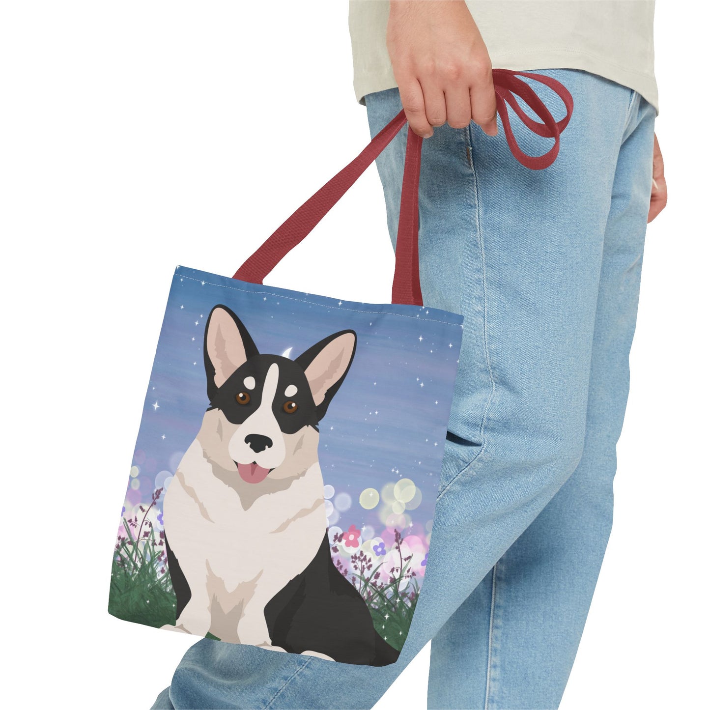 Cardigan Welsh Corgi Dog Tote Bag 13x13