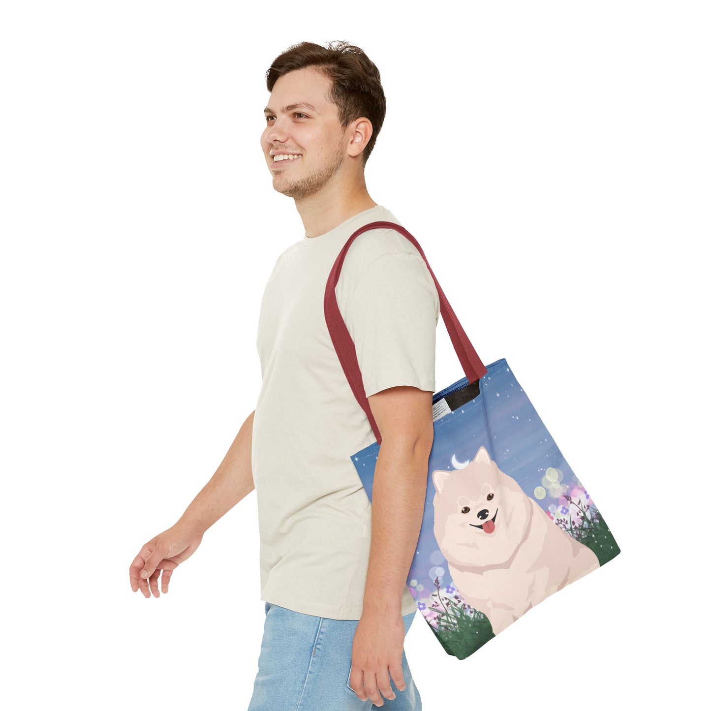 Pomeranian Dog Tote Bag 16x16
