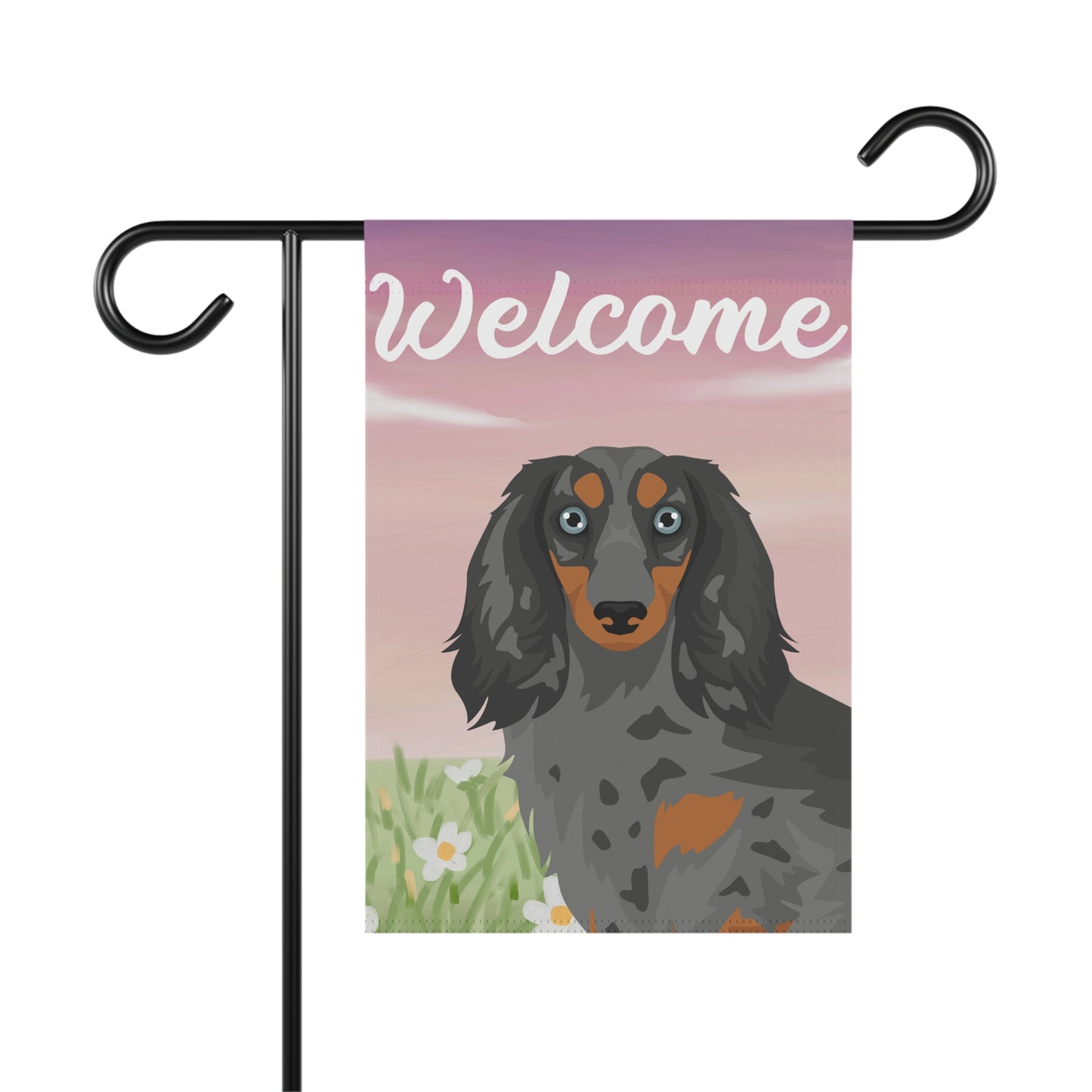 Dachshund Dog Welcome Garden Flag
