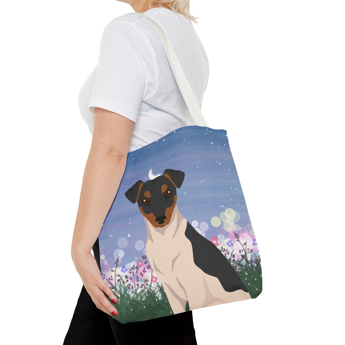 Brazilian Terrier Dog Tote Bag 16x16