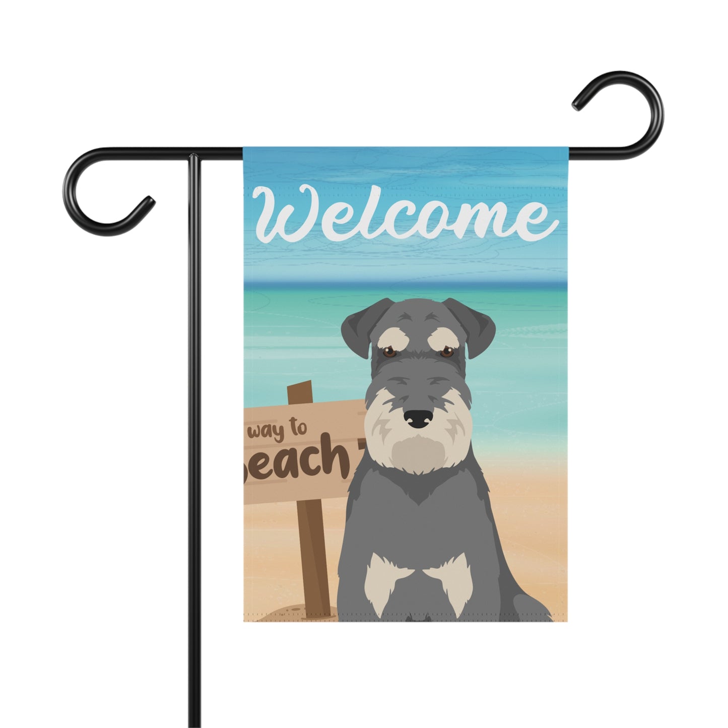 Schnauzer Dog Garden Flag