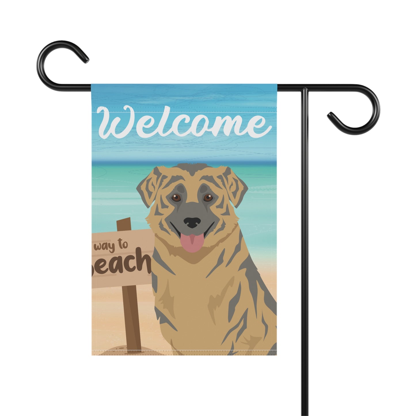 Aidi Dog Garden Flag