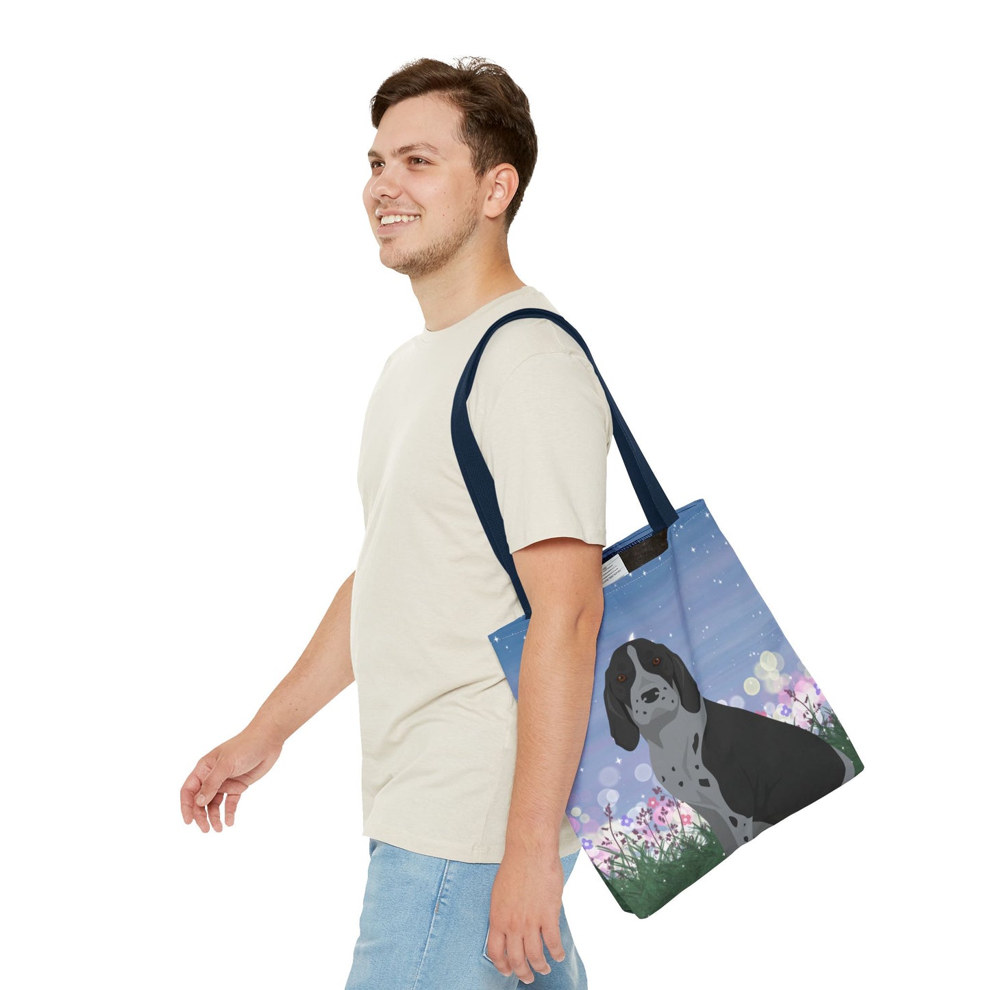 American English Coonhound Dog Tote Bag 16x16