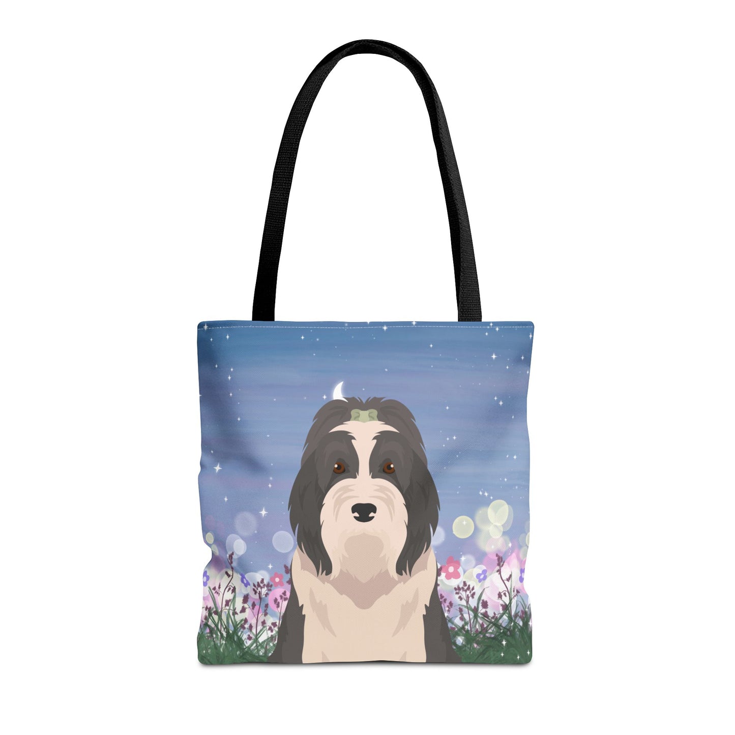 Bearded Collie Dog Tote Bag 16x16