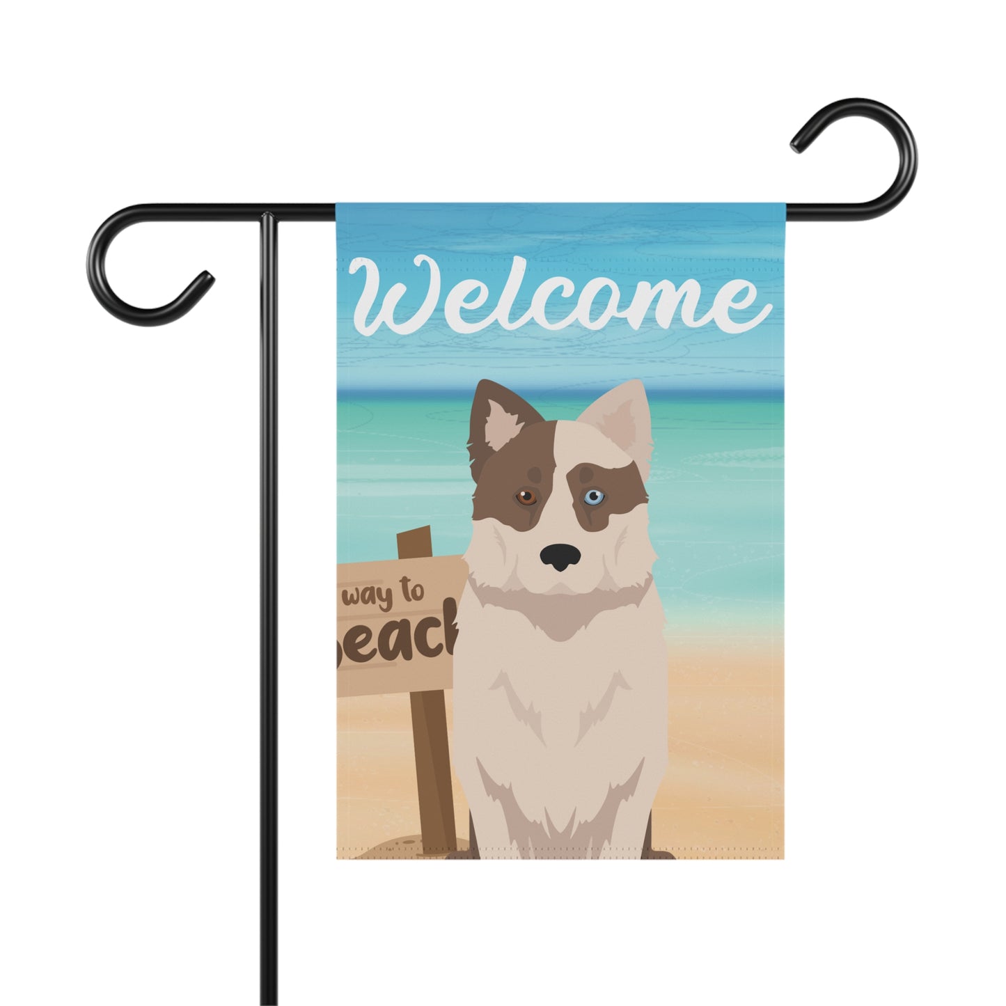 Yakutian Laika Dog Garden Flag
