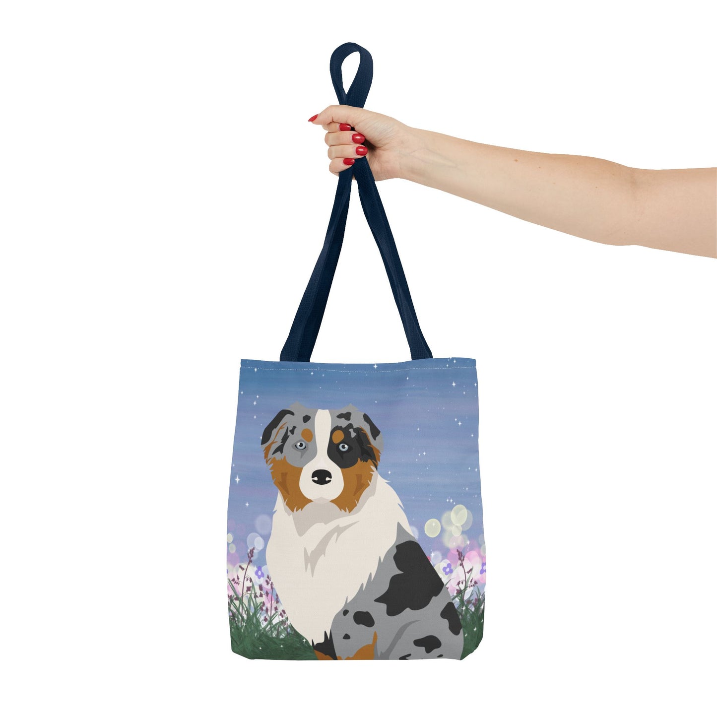 Australian Shepherd Dog Tote Bag 13x13