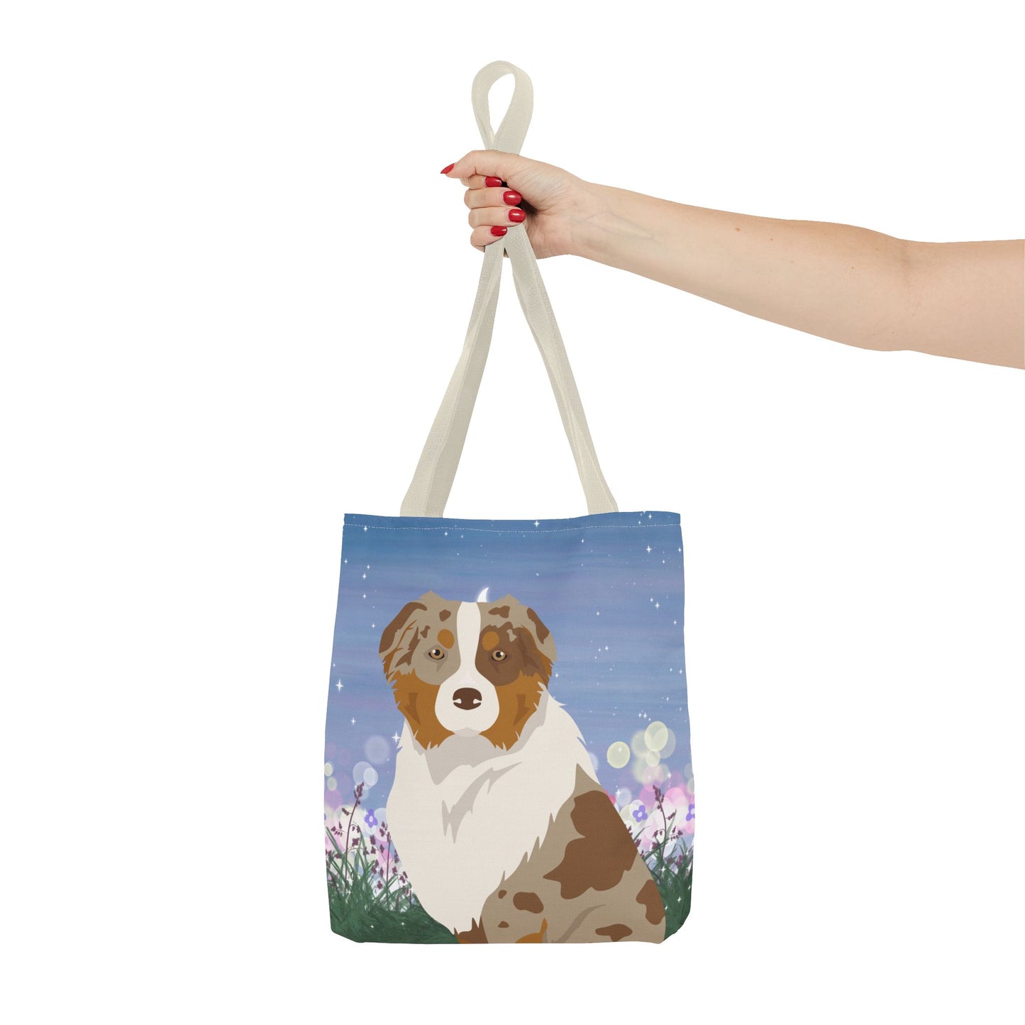 Australian Shepherd Dog Tote Bag 13x13