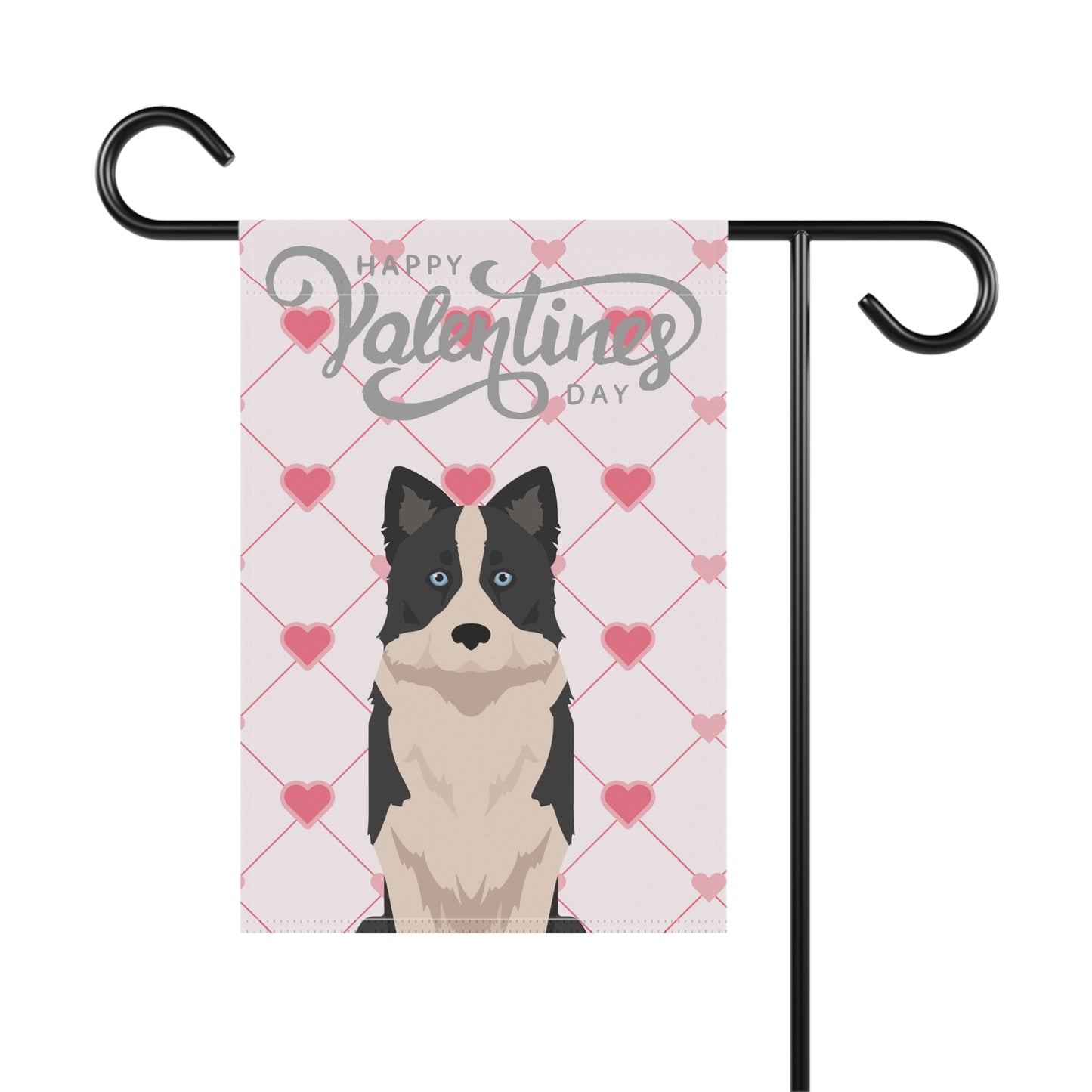 Yakutian Laika Dog Valentines Day Garden Flag