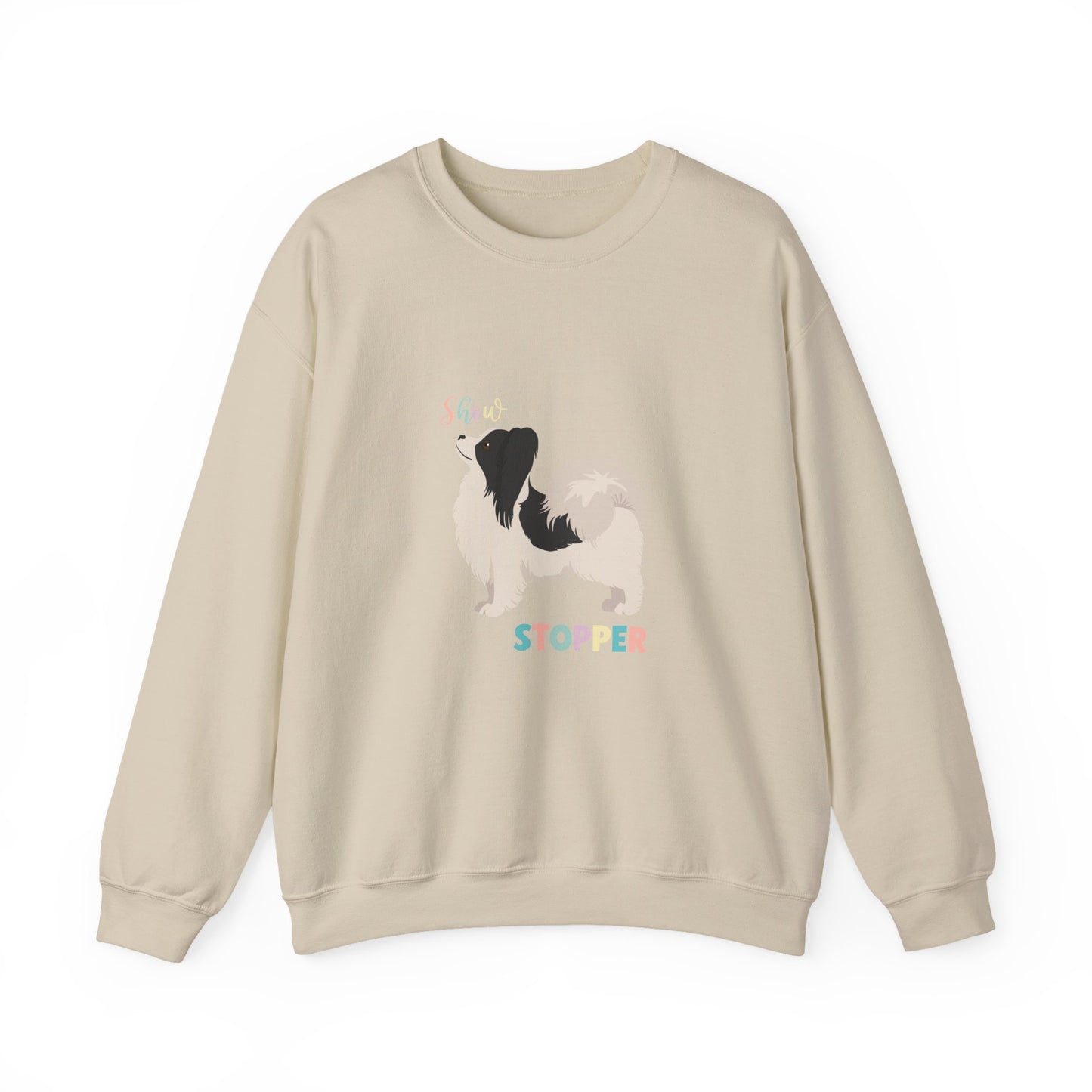Papillon Dog Unisex Heavy Blend Crewneck Sweatshirt