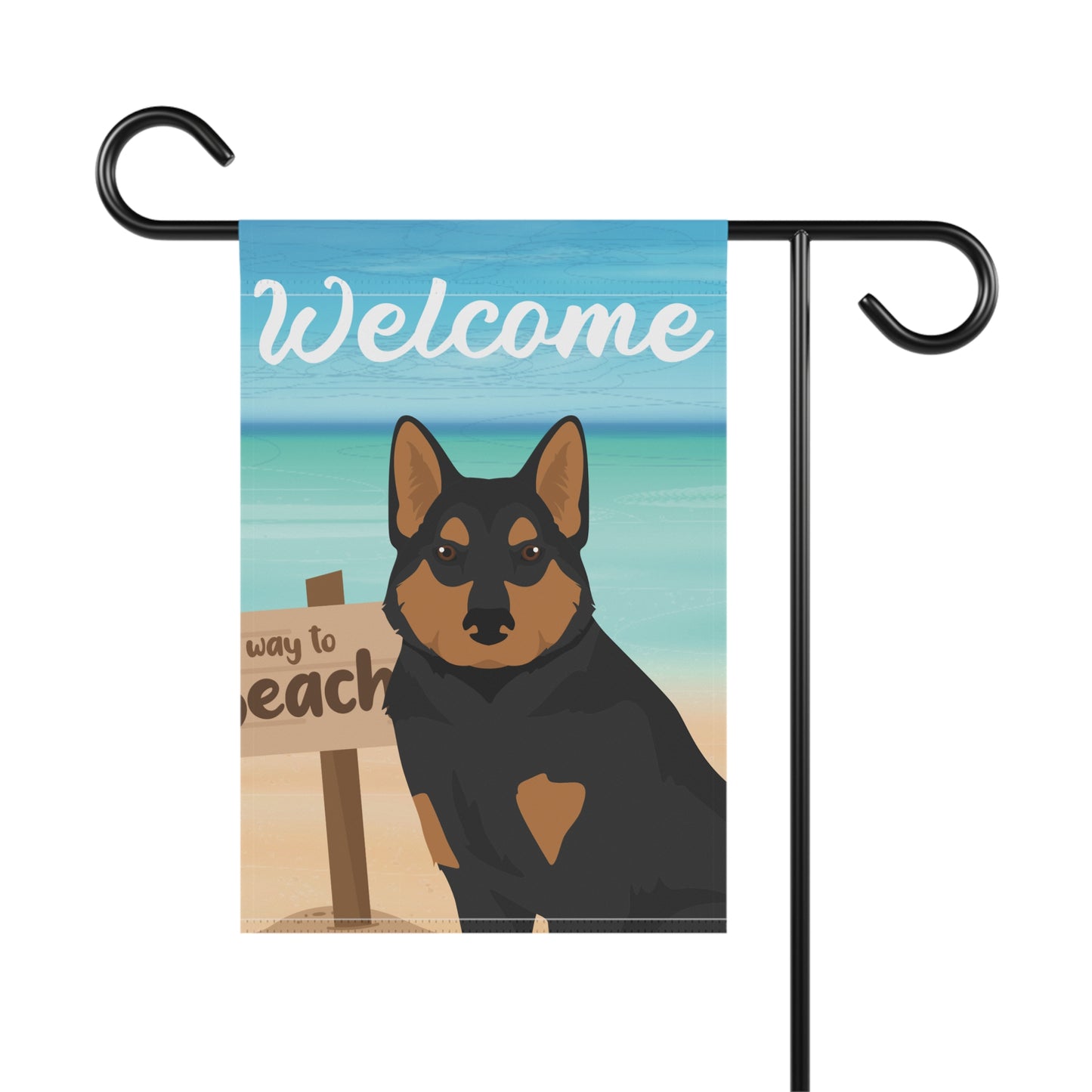 East Siberian Laika Dog Garden Flag