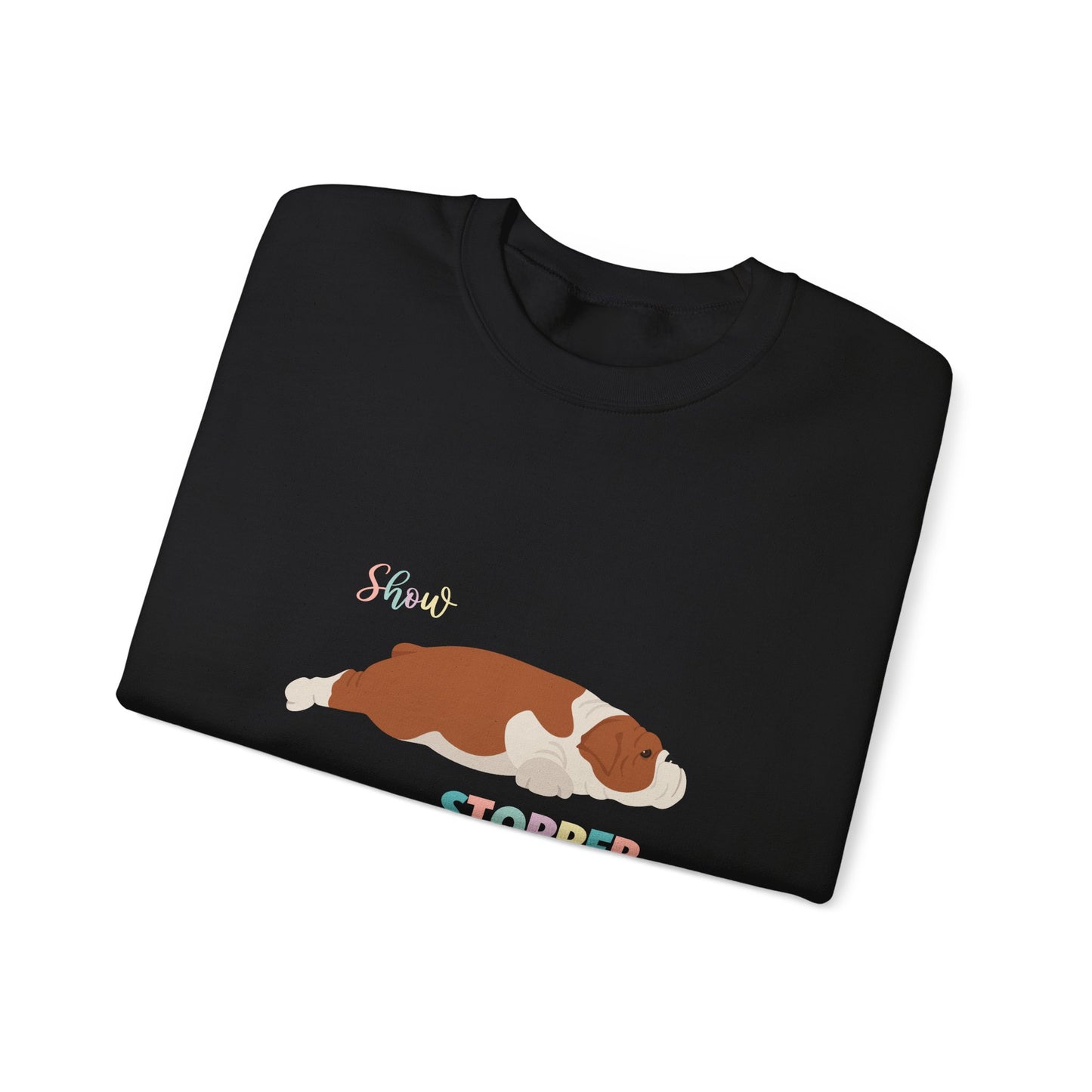 Bulldog Dog Unisex Heavy Blend Crewneck Sweatshirt