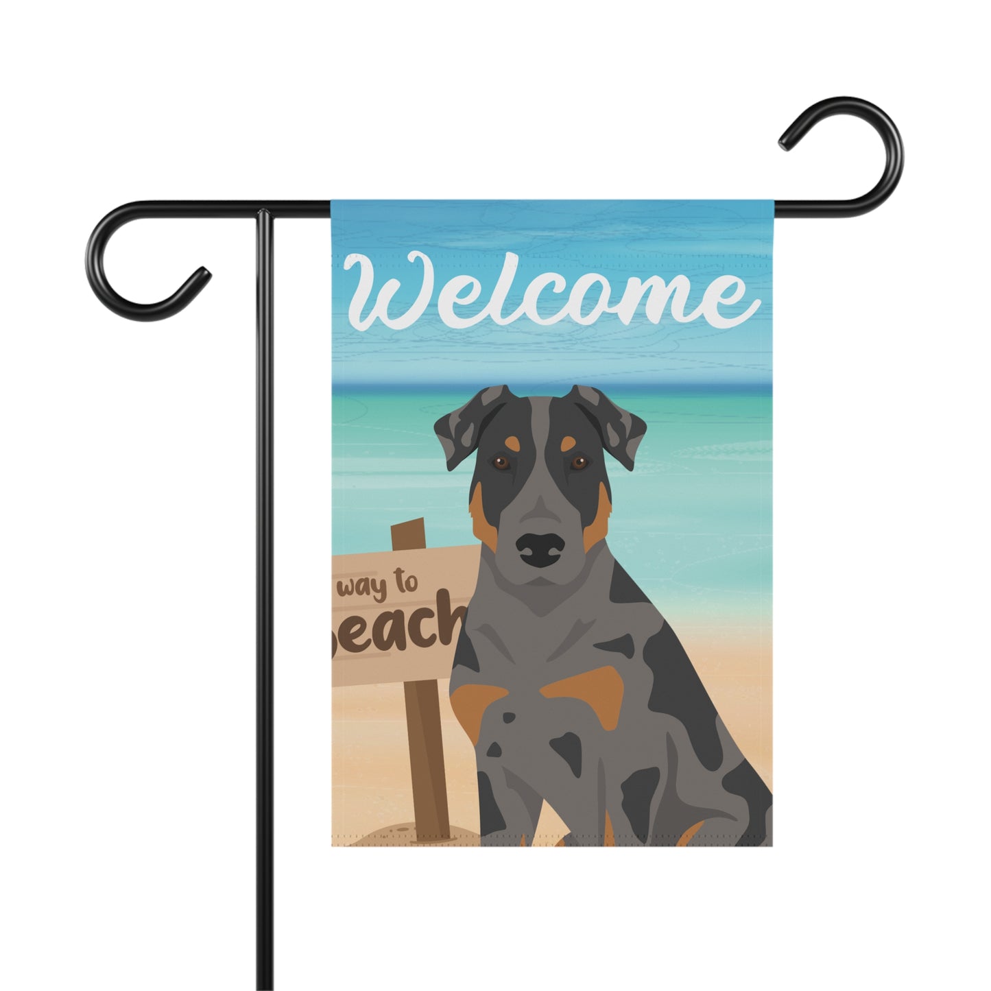 Beauceron Dog Garden Flag