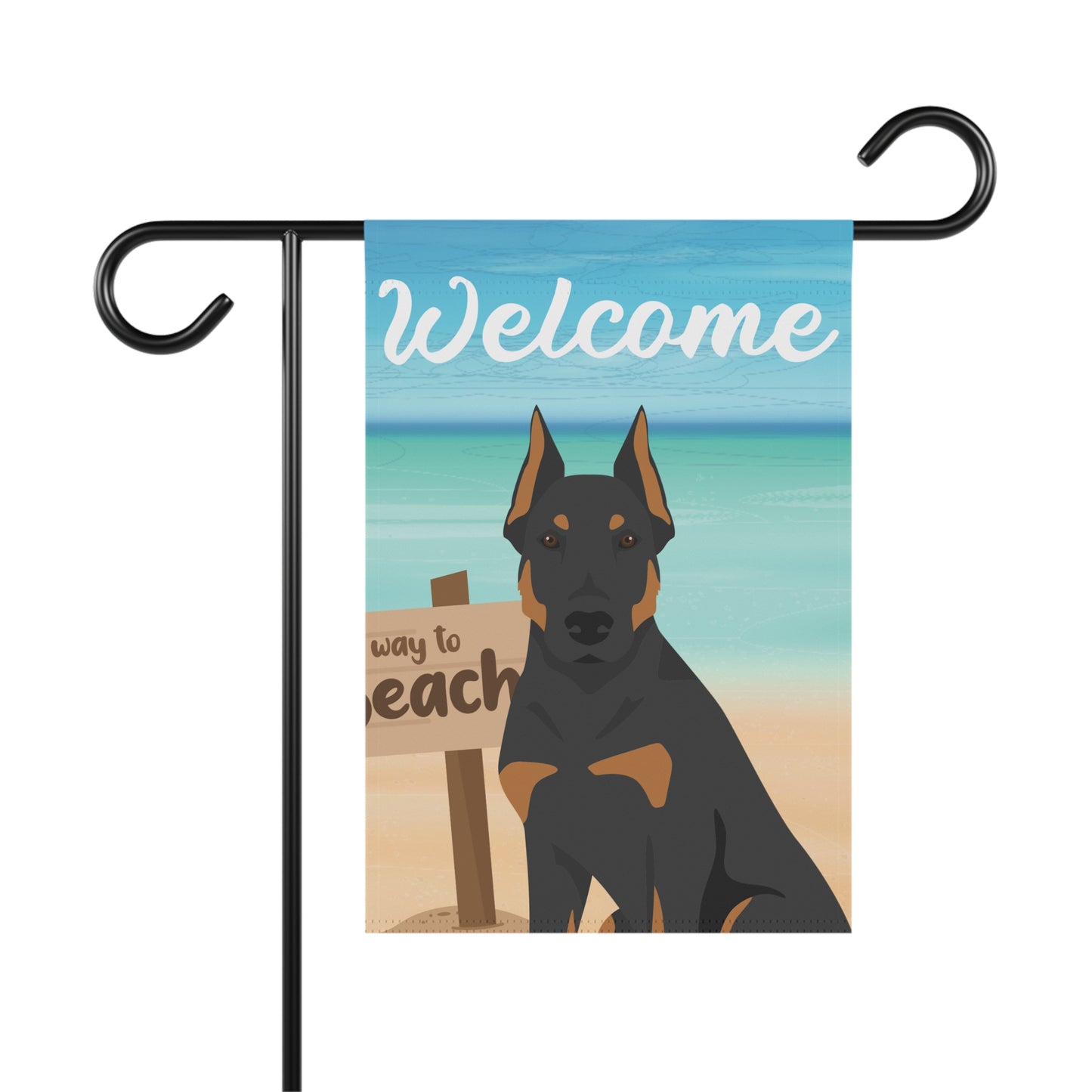 Beauceron Dog Garden Flag