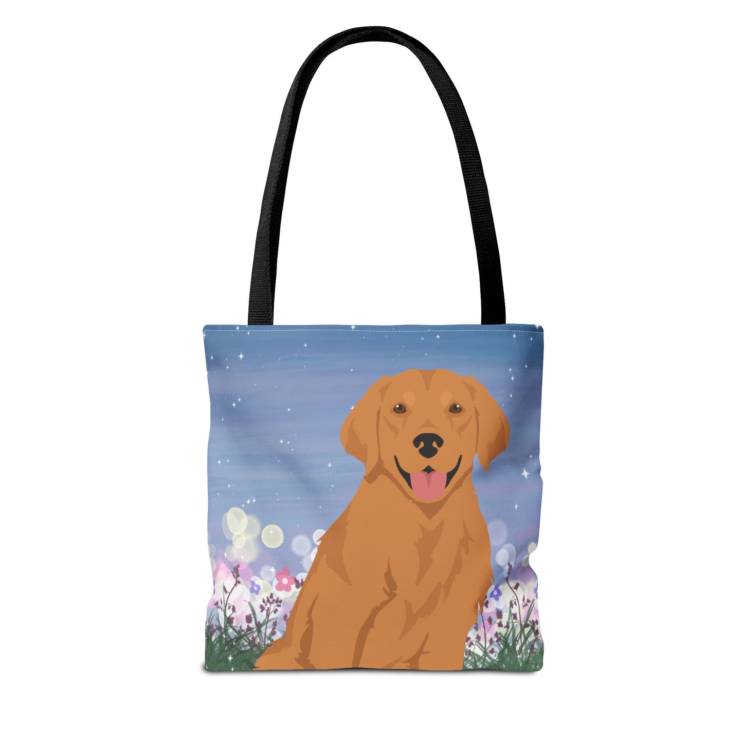 Golden Retriever Dog Tote Bag 13x13