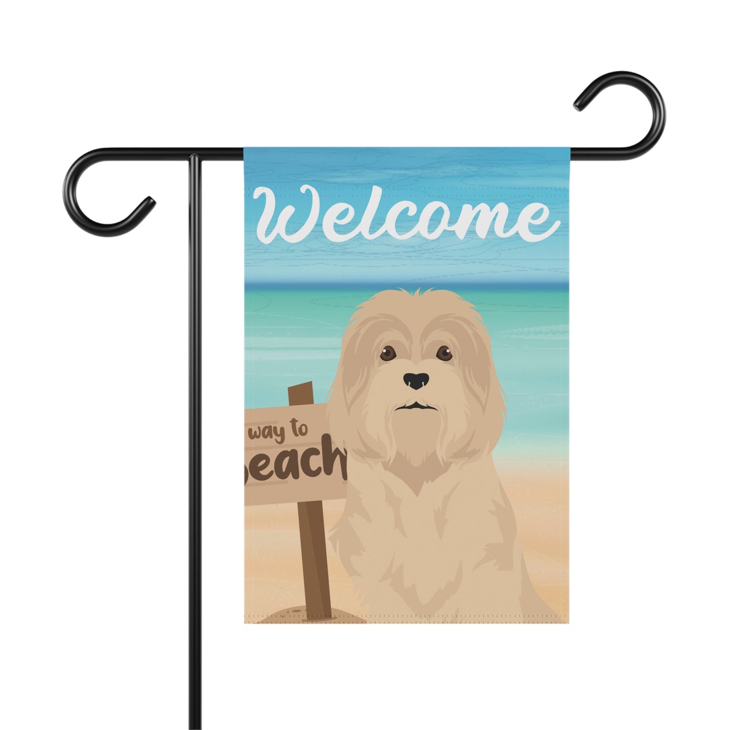 Lowchen Dog Garden Flag
