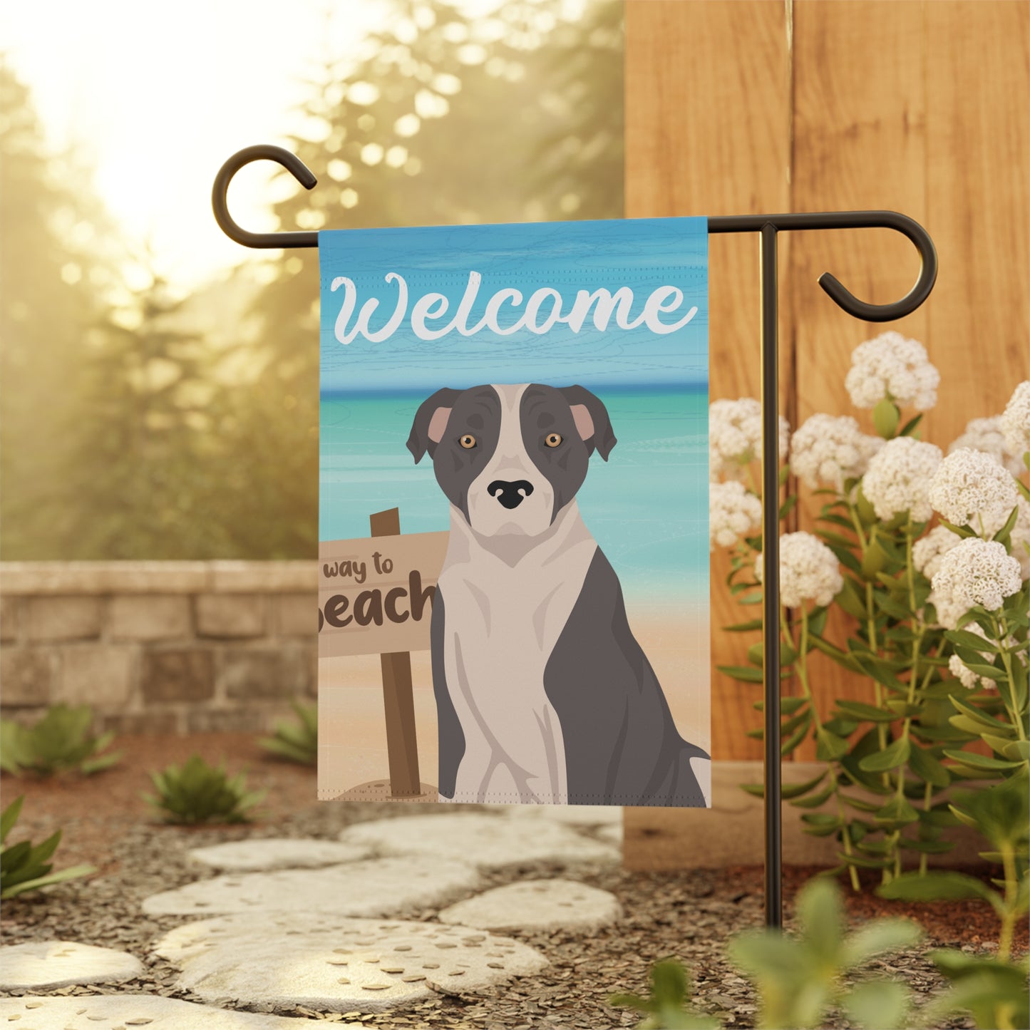 American Staffordshire Terrier Dog Garden Flag