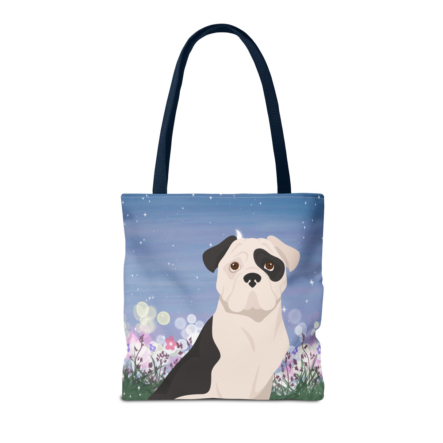 American Bulldog Dog Tote Bag 16x16