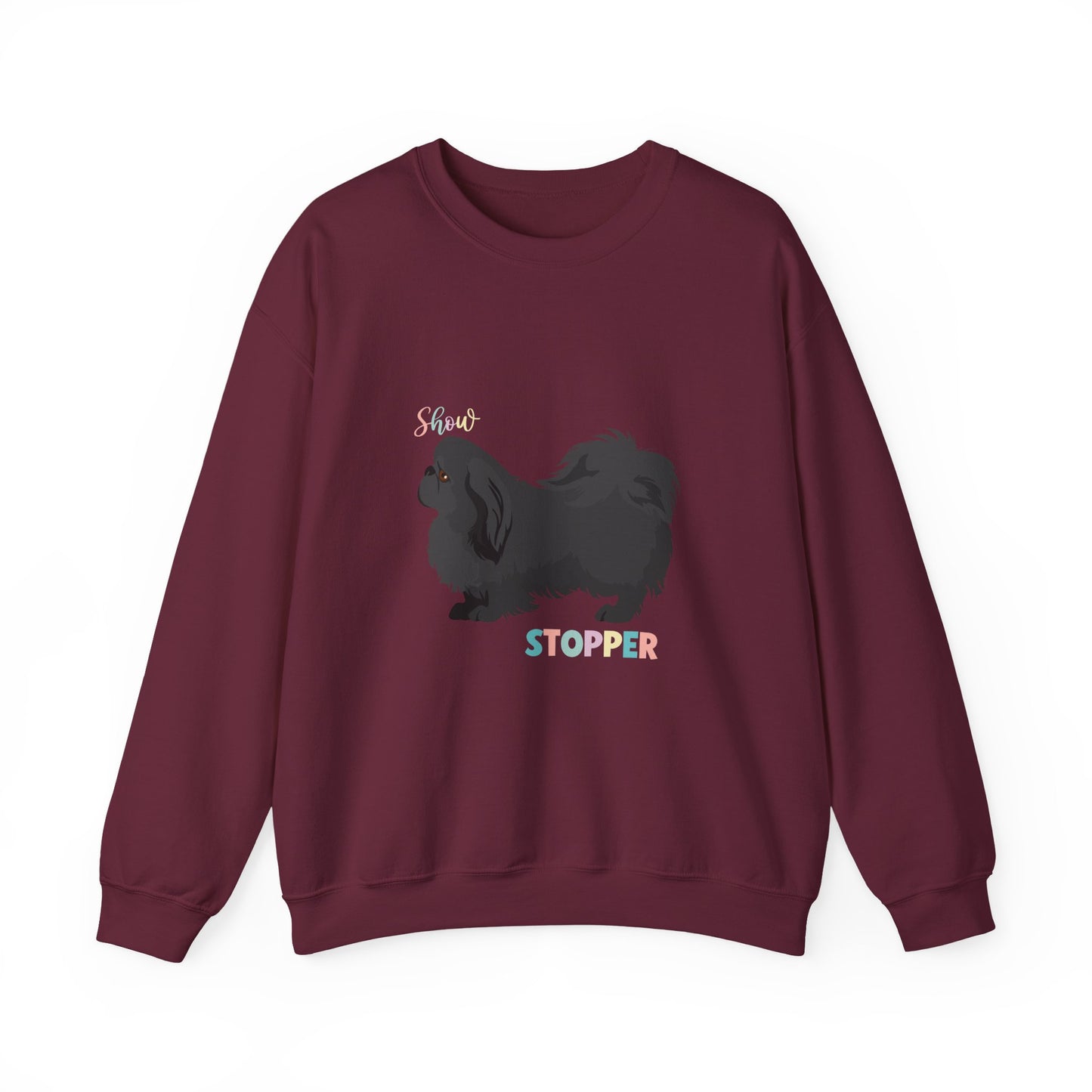 Pekingese Dog Unisex Heavy Blend Crewneck Sweatshirt