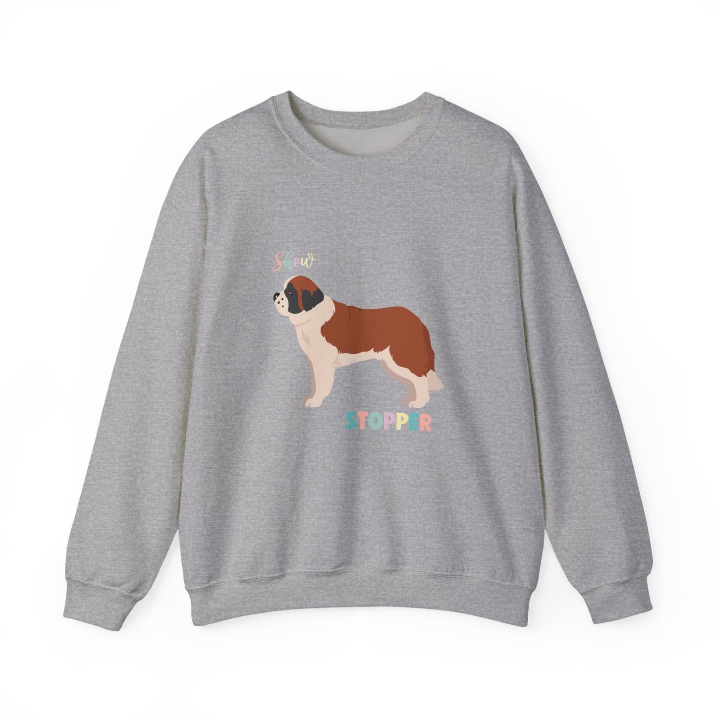 St Bernard Dog Unisex Heavy Blend Crewneck Sweatshirt