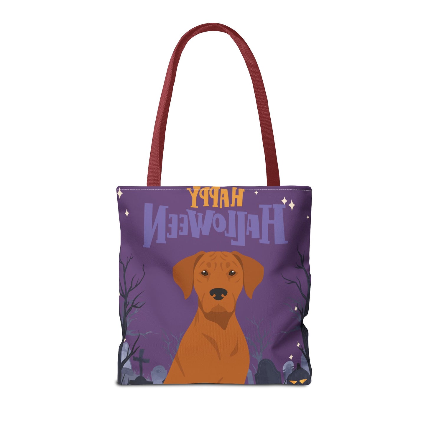 Rhodesian Ridgeback Dog Happy Halloween Tote Bag 16x16