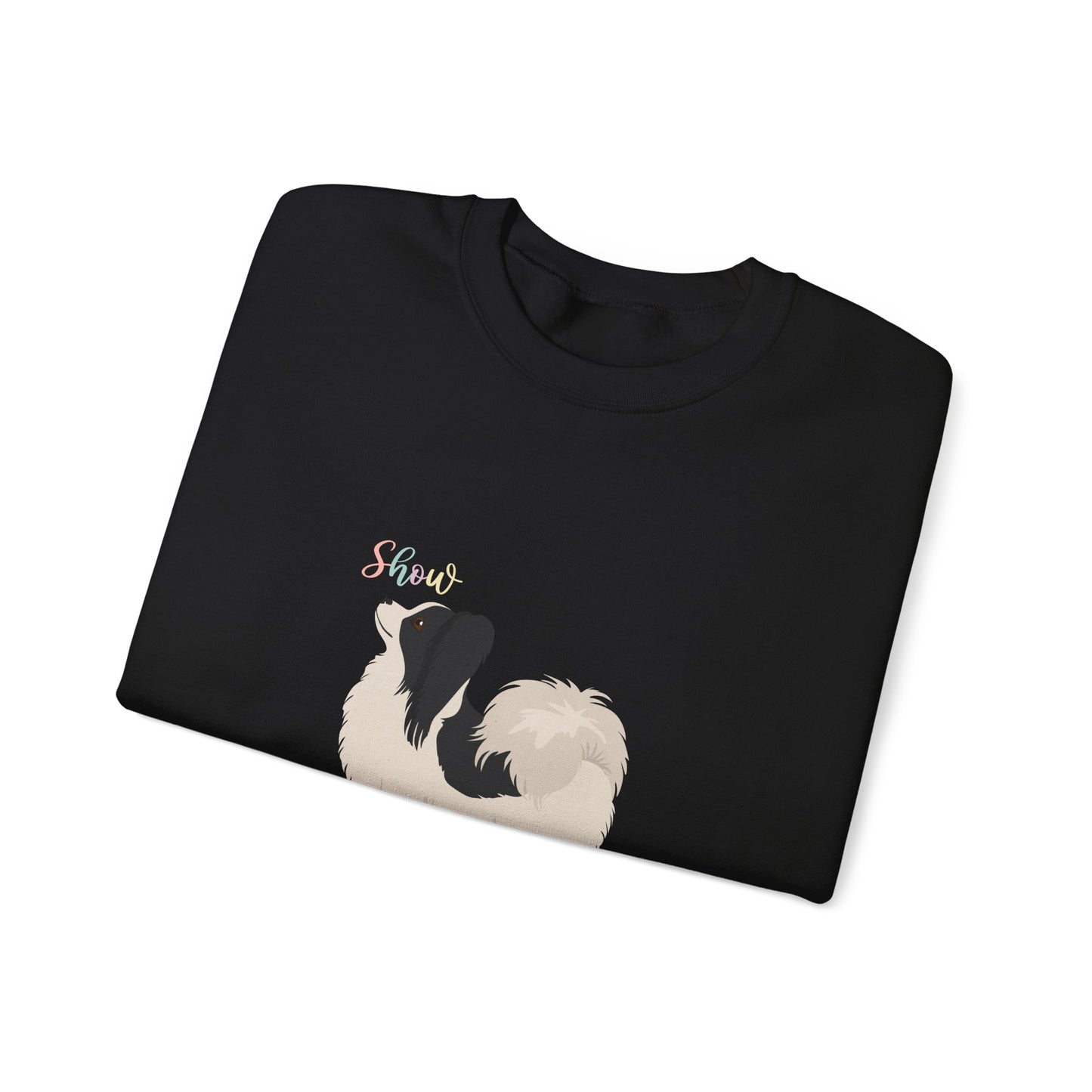 Papillon Dog Unisex Heavy Blend Crewneck Sweatshirt