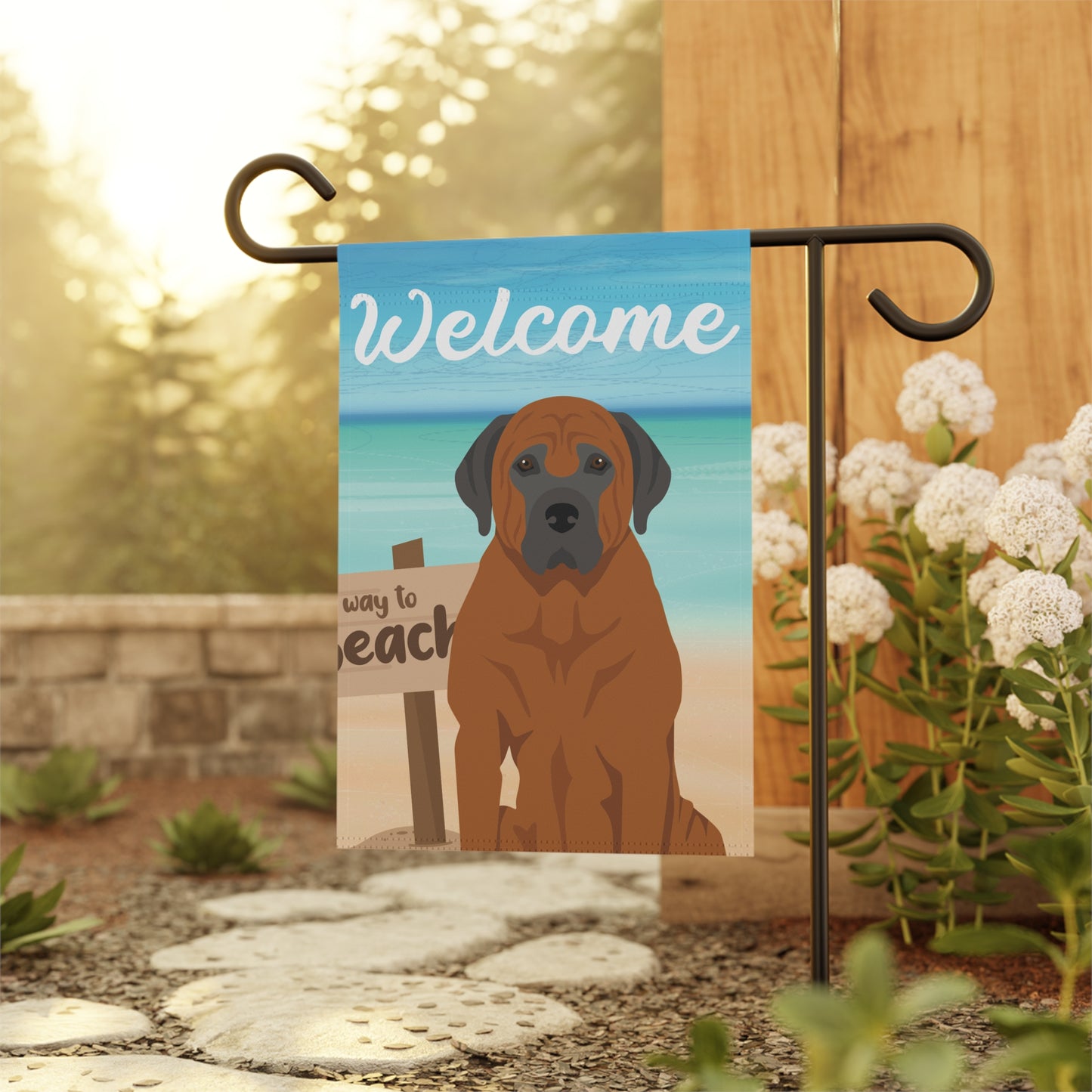 Tosa Inu Dog Garden Flag