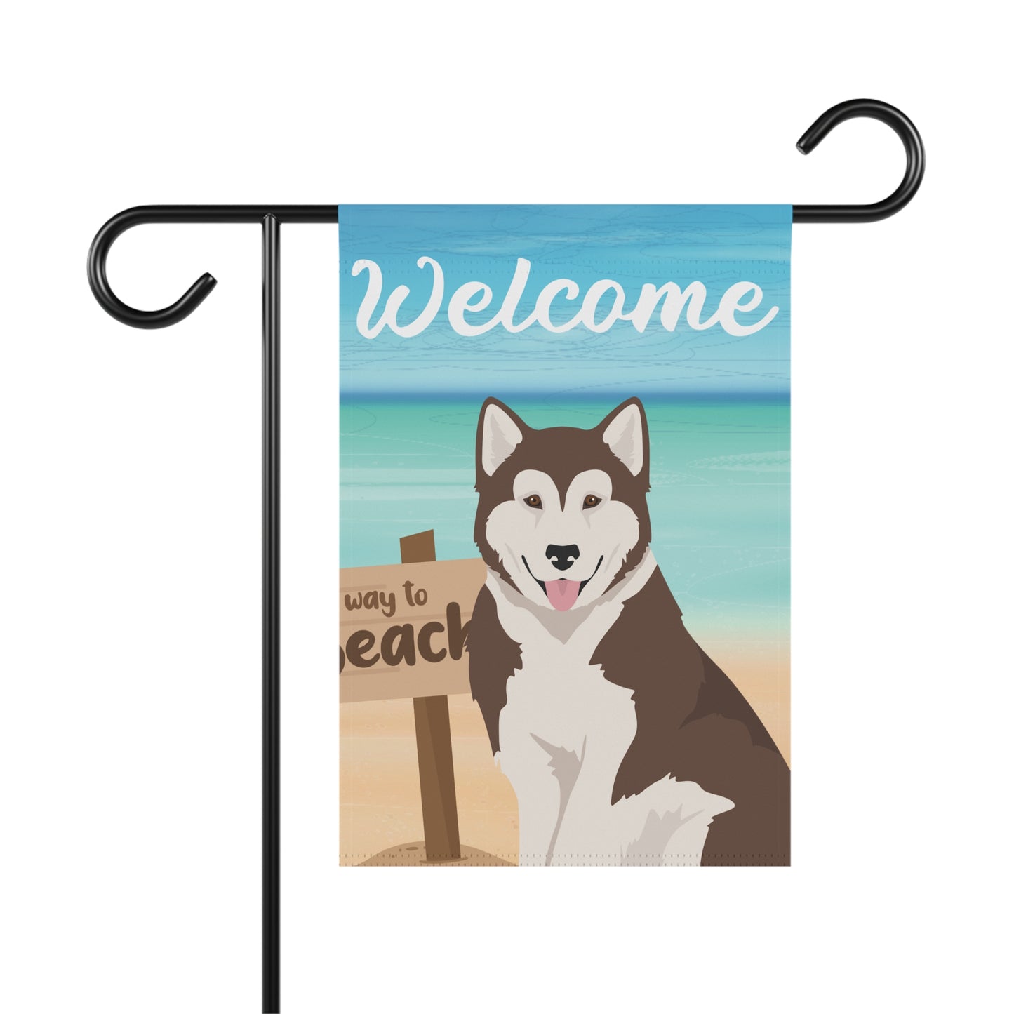 Canadian Inuit Dog Dog Garden Flag