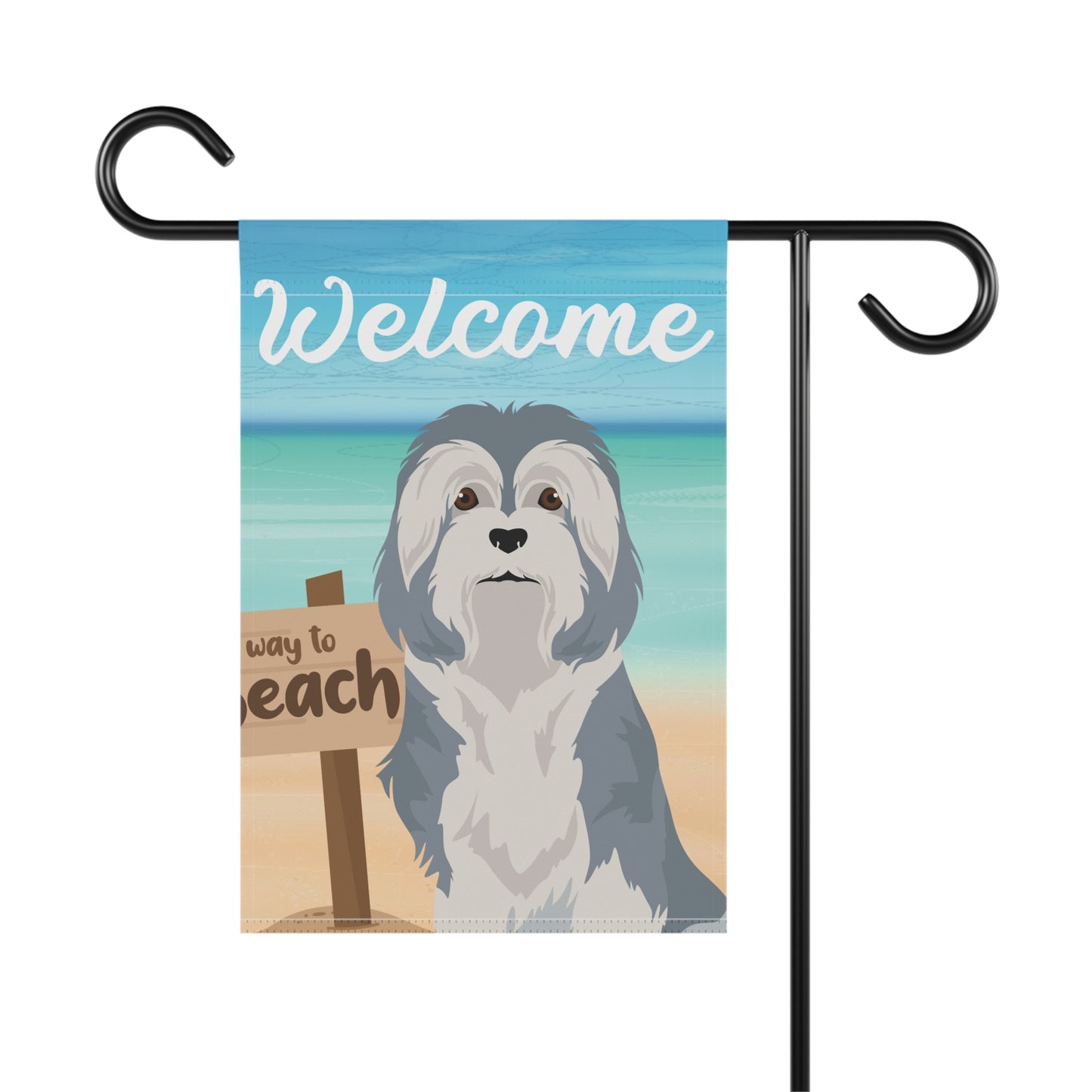 Lowchen Dog Garden Flag